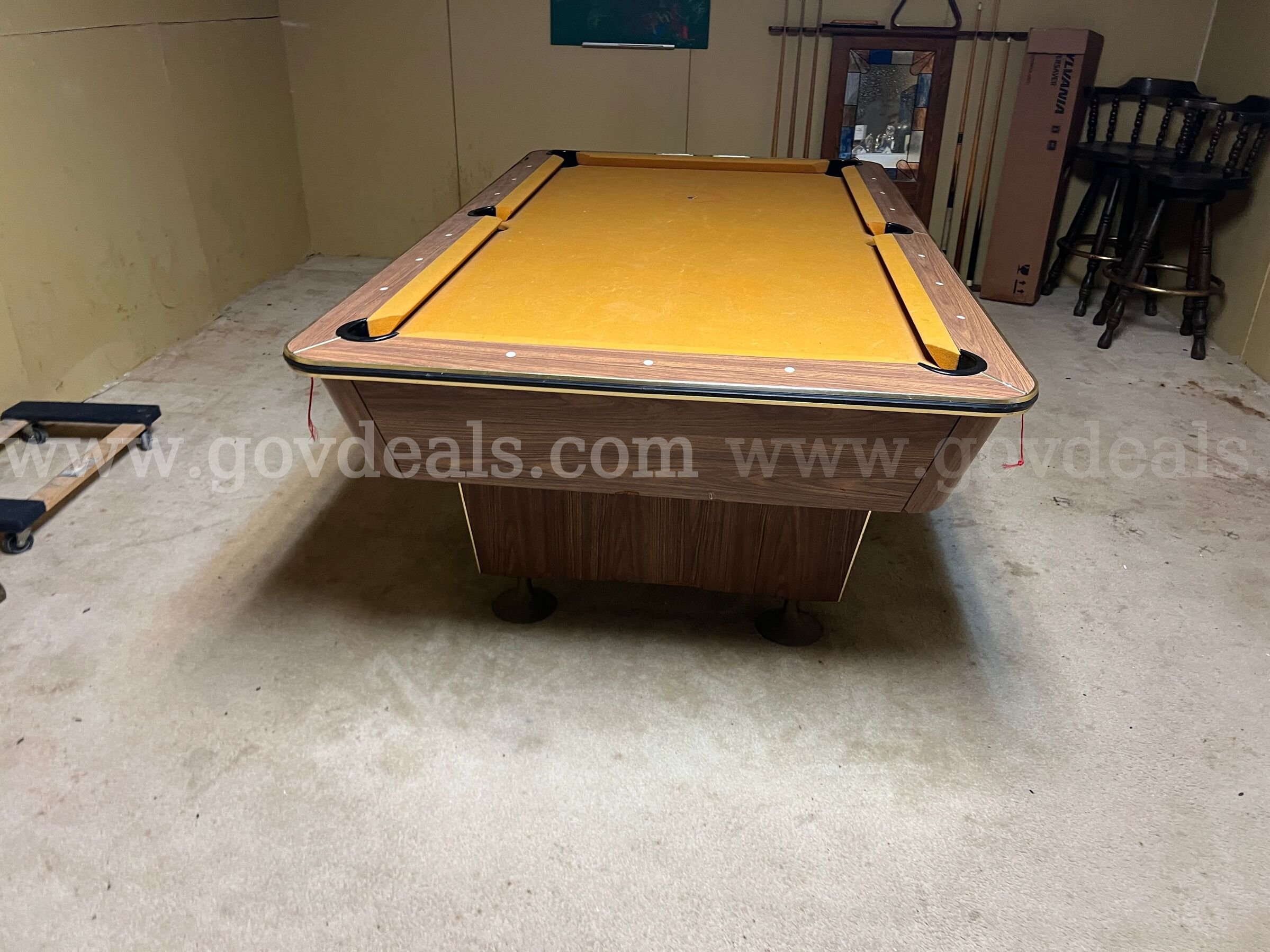 All-Tech Industries 717 Pool Table All-Tech 717 Government Surplus Auction - Photo #3