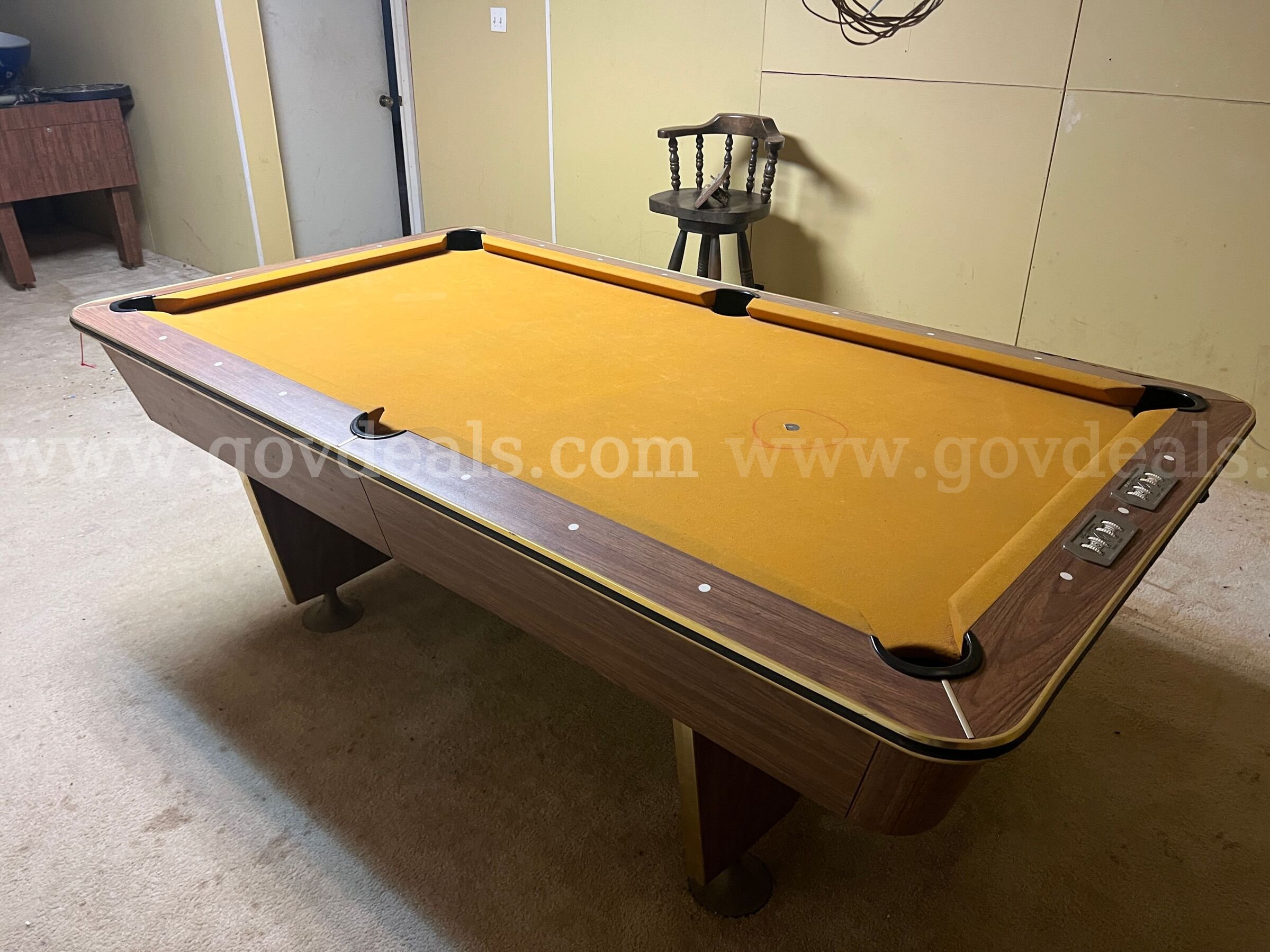 All-Tech Industries 717 Pool Table All-Tech 717 Government Surplus Auction - Photo #5