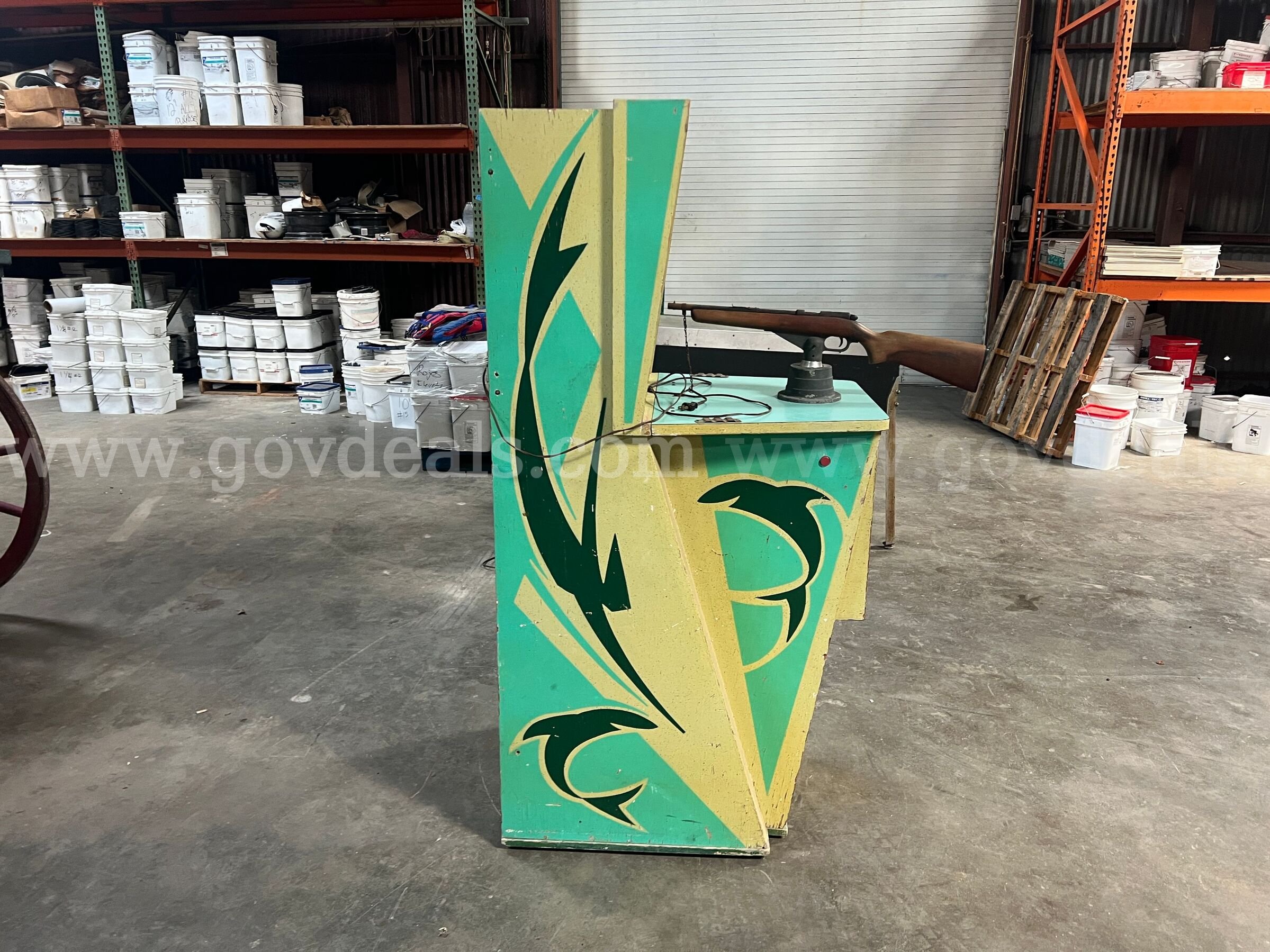 1968 Williams Aqua Gun Arcade Game Williams Aqua Gun Government Surplus Auction - Photo #4