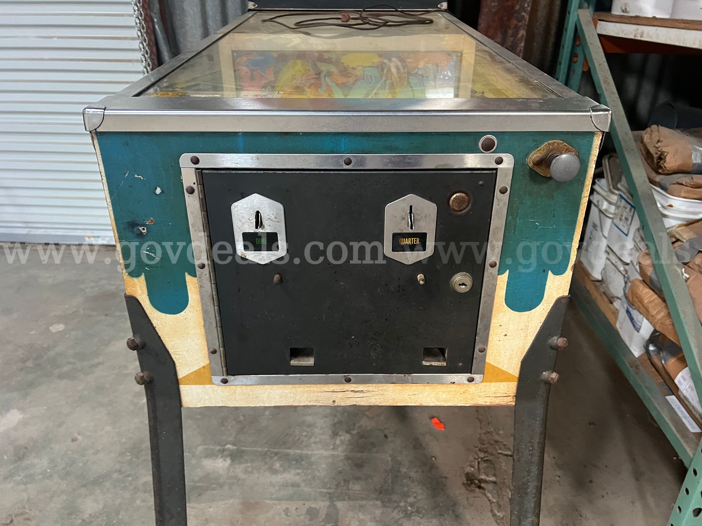 1969 Bally Joust Pinball Machine Bally Joust Government Surplus Auction - Photo #4