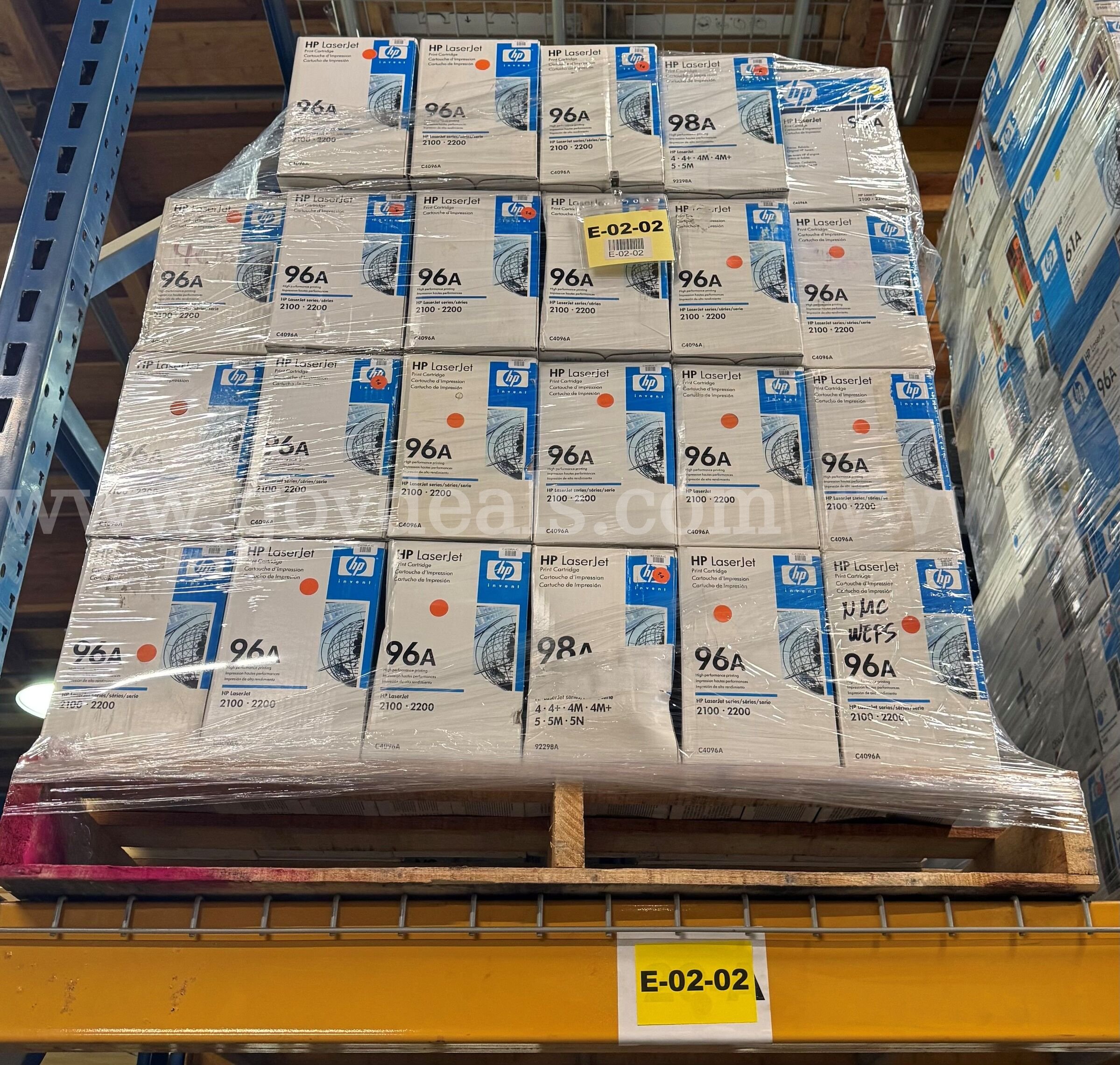 Mixed lot of New Genuine OEM HP Toners-61 Units
