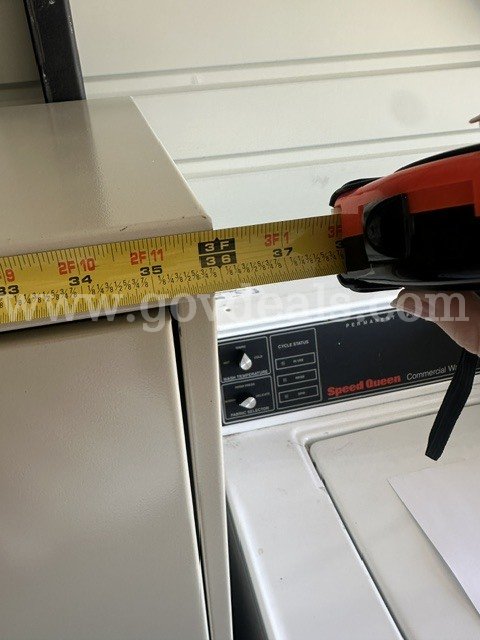 4 Drawer Metal File Cabinet - can be used for legal or letter size files Hon  Government Surplus Auction - Photo #3