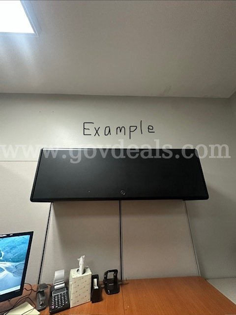 Hanging Overhead Metal File Cabinet - Can be used to store legal or letter size files   Government Surplus Auction - Primary Photo
