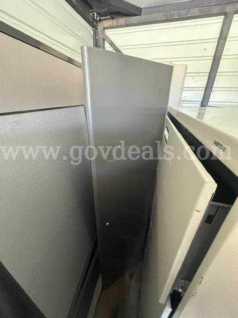 Hanging Overhead Metal File Cabinet - Can be used to store legal or letter size files   Government Surplus Auction - Photo #2