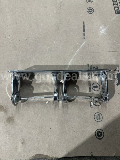 Silver Wall Mount Double Toilet Paper Holders   Government Surplus Auction - Photo #3