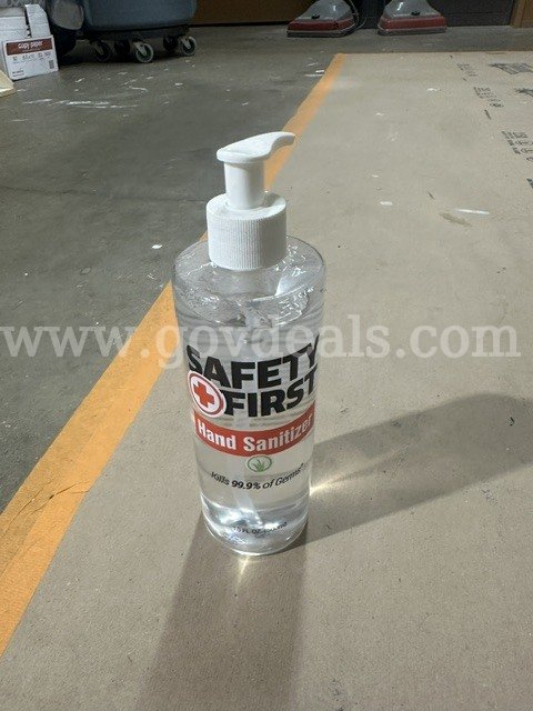Safety First Hand Sanitizer Safety First  Government Surplus Auction - Primary Photo