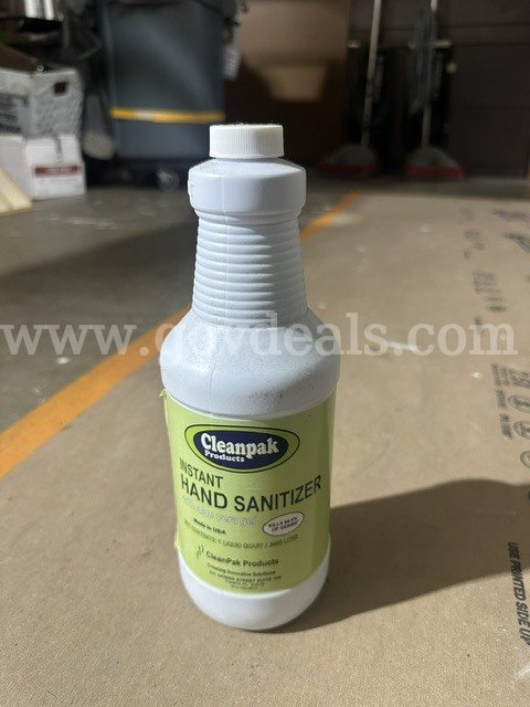 Cleanpak Products Instant Hand Sanitizer with Aloe Vera Gel - 1 quart Cleanpak Products  Government Surplus Auction - Primary Photo