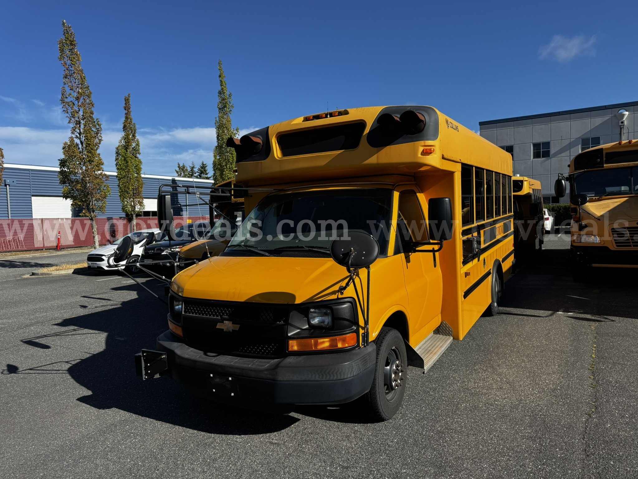 2008 Chevrolet Express Collins Grand Bantam School Bus Chevrolet Express Government Surplus Auction - Primary Photo