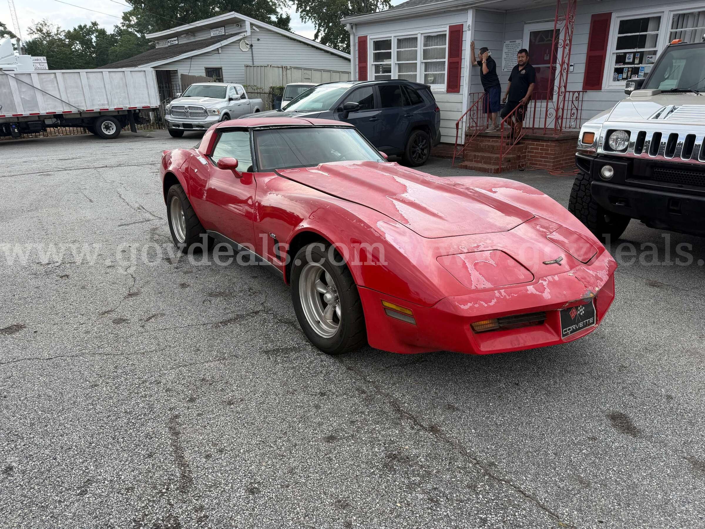 1981 Chevrolet Corvette Coupe Chevrolet Corvette Government Surplus Auction - Photo #4