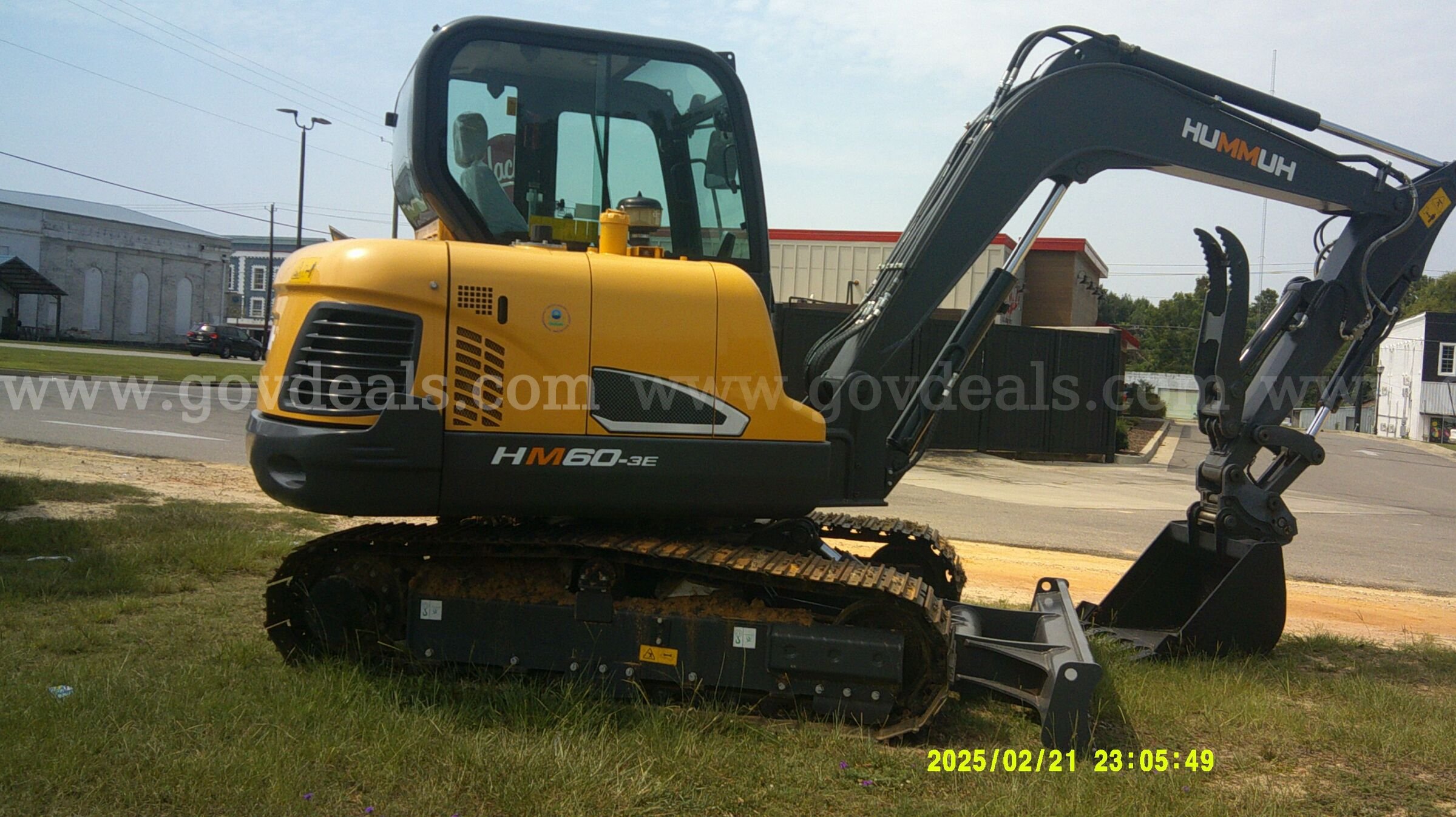 UNUSED 2024 Hummuh HM60-3E 13,100 lbs steel track excavator Hummuh 100 Government Surplus Auction - Photo #2