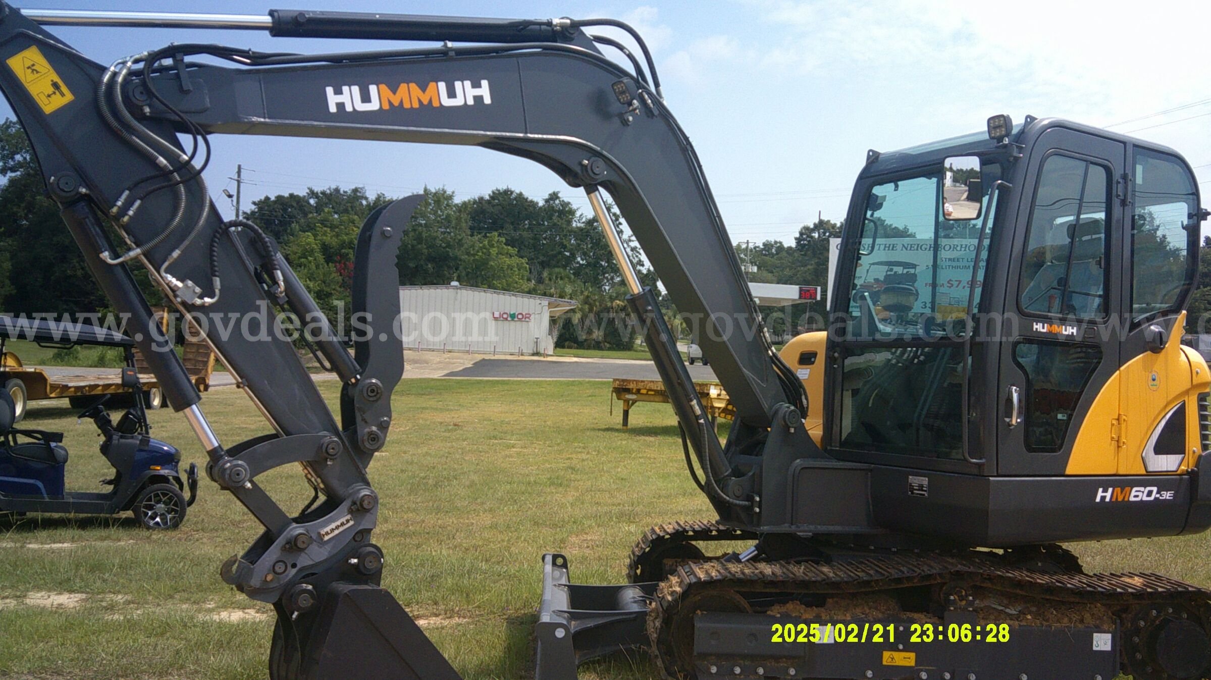 UNUSED 2024 Hummuh HM60-3E 13,100 lbs steel track excavator Hummuh 100 Government Surplus Auction - Photo #3