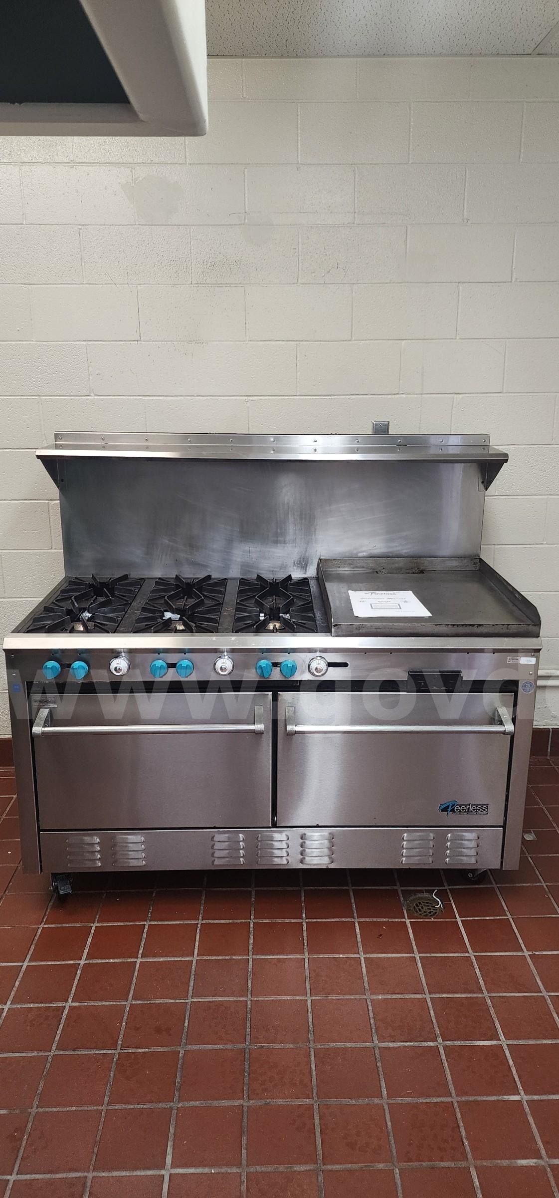 Peerless Commercial Gas Range   Government Surplus Auction - Photo #2