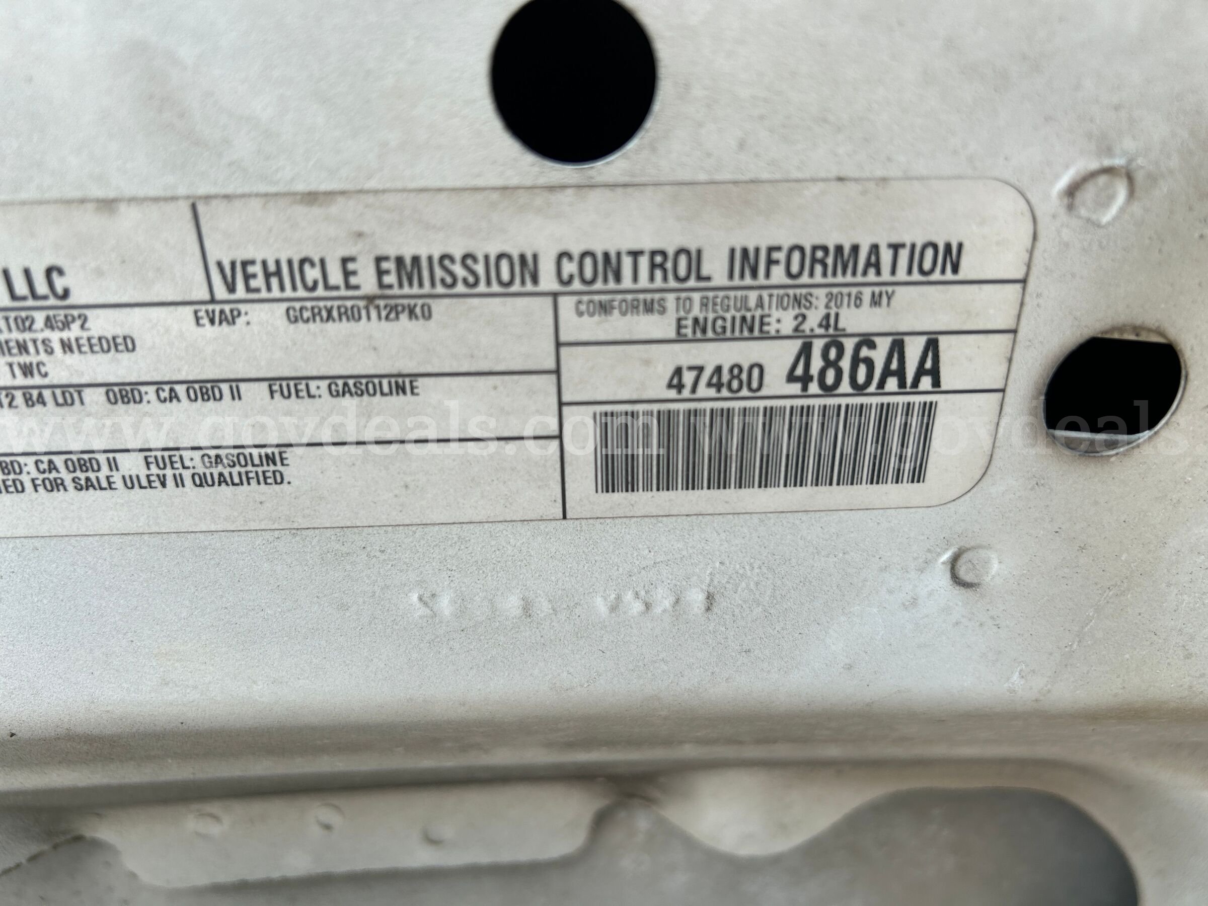 2016 Jeep Patriot Jeep Patriot Government Surplus Auction - Photo #6