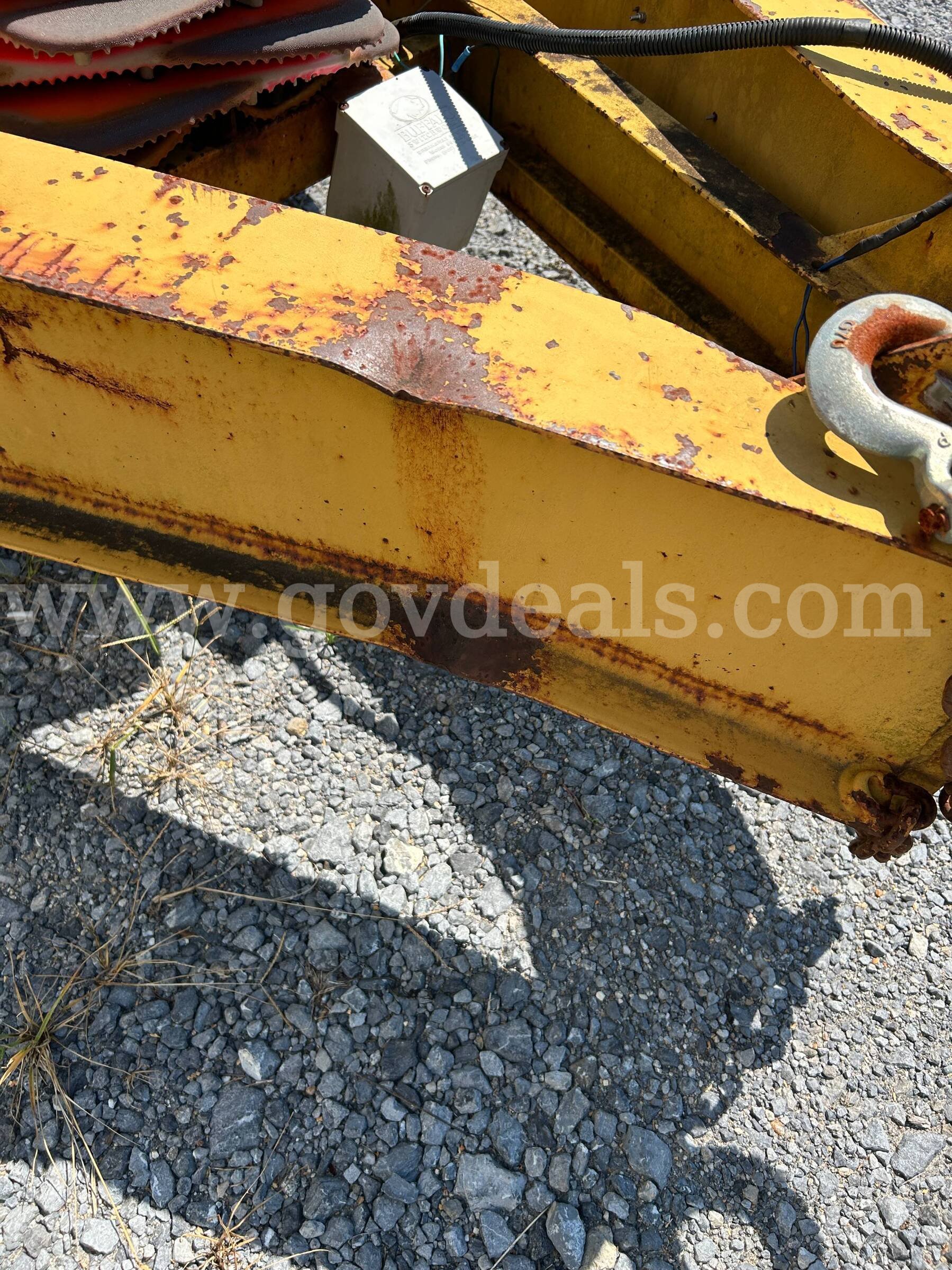 2003 hooper 8x20 flatbed trailer hooper 8x20 Government Surplus Auction - Photo #3