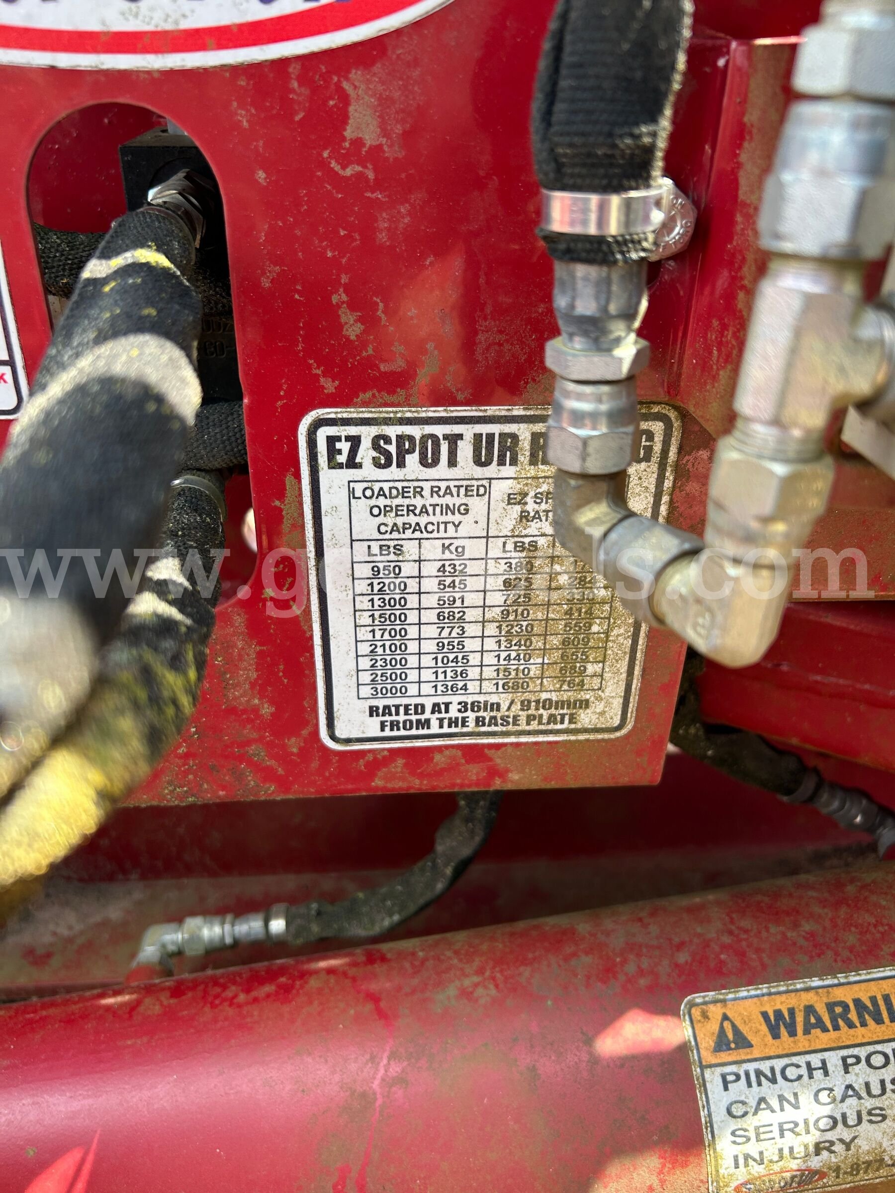 ez spot pole setter skid steer attachment ez spot  Government Surplus Auction - Photo #3