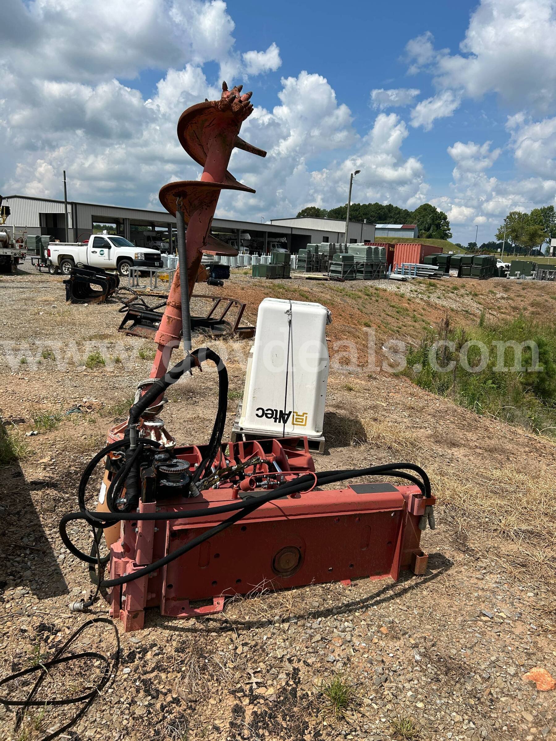 ez spot pole setter skid steer attachment ez spot  Government Surplus Auction - Photo #6