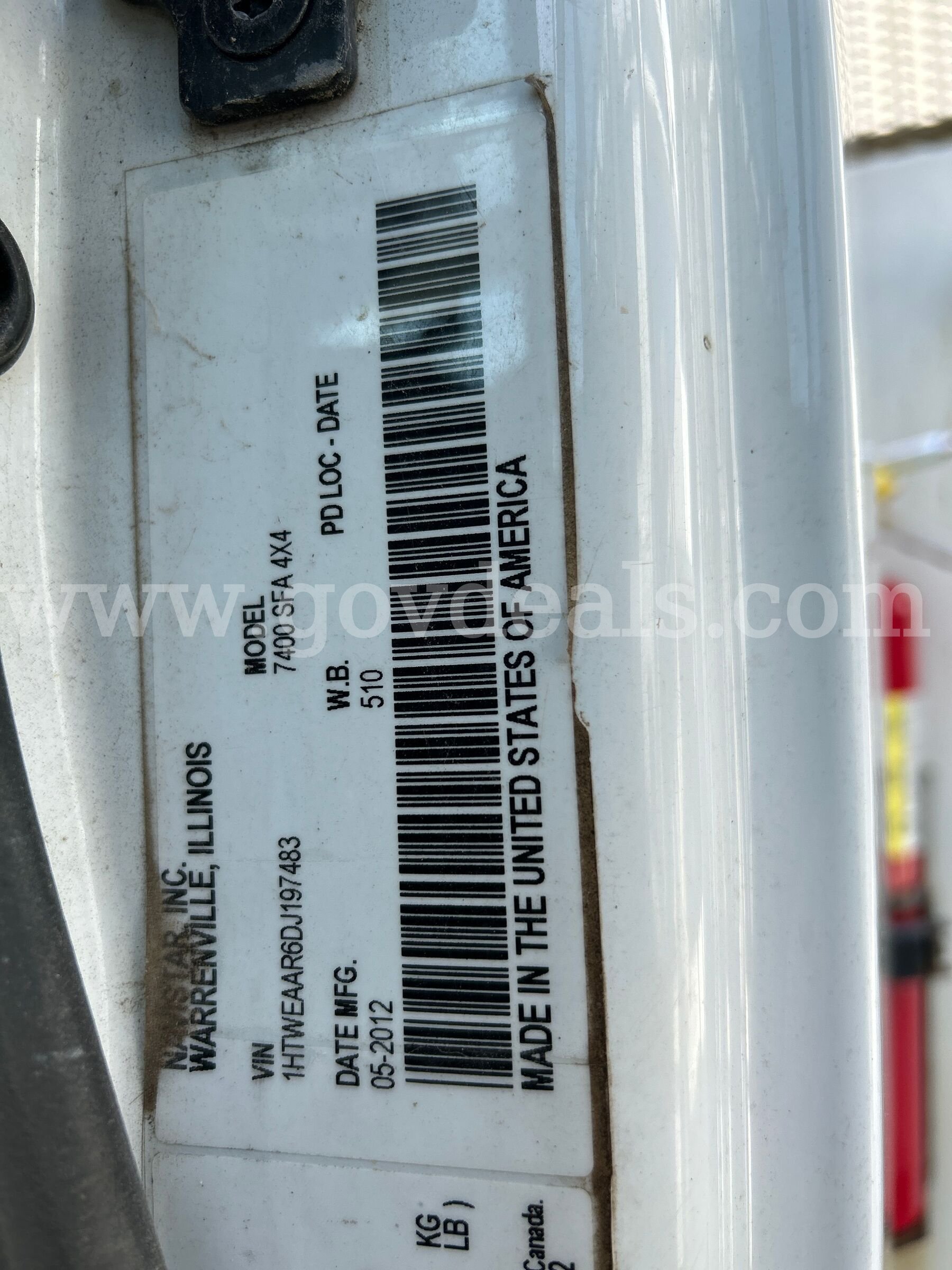 2013 International 7400 International 7400 Government Surplus Auction - Photo #6
