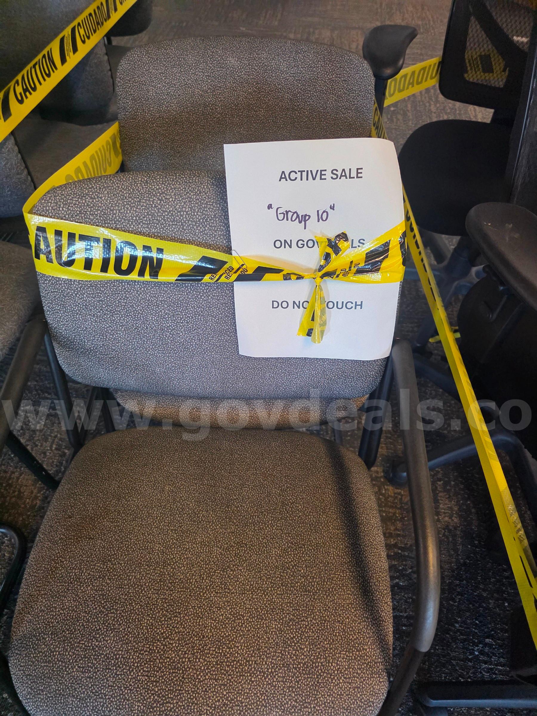 2 office chairs   Government Surplus Auction - Primary Photo