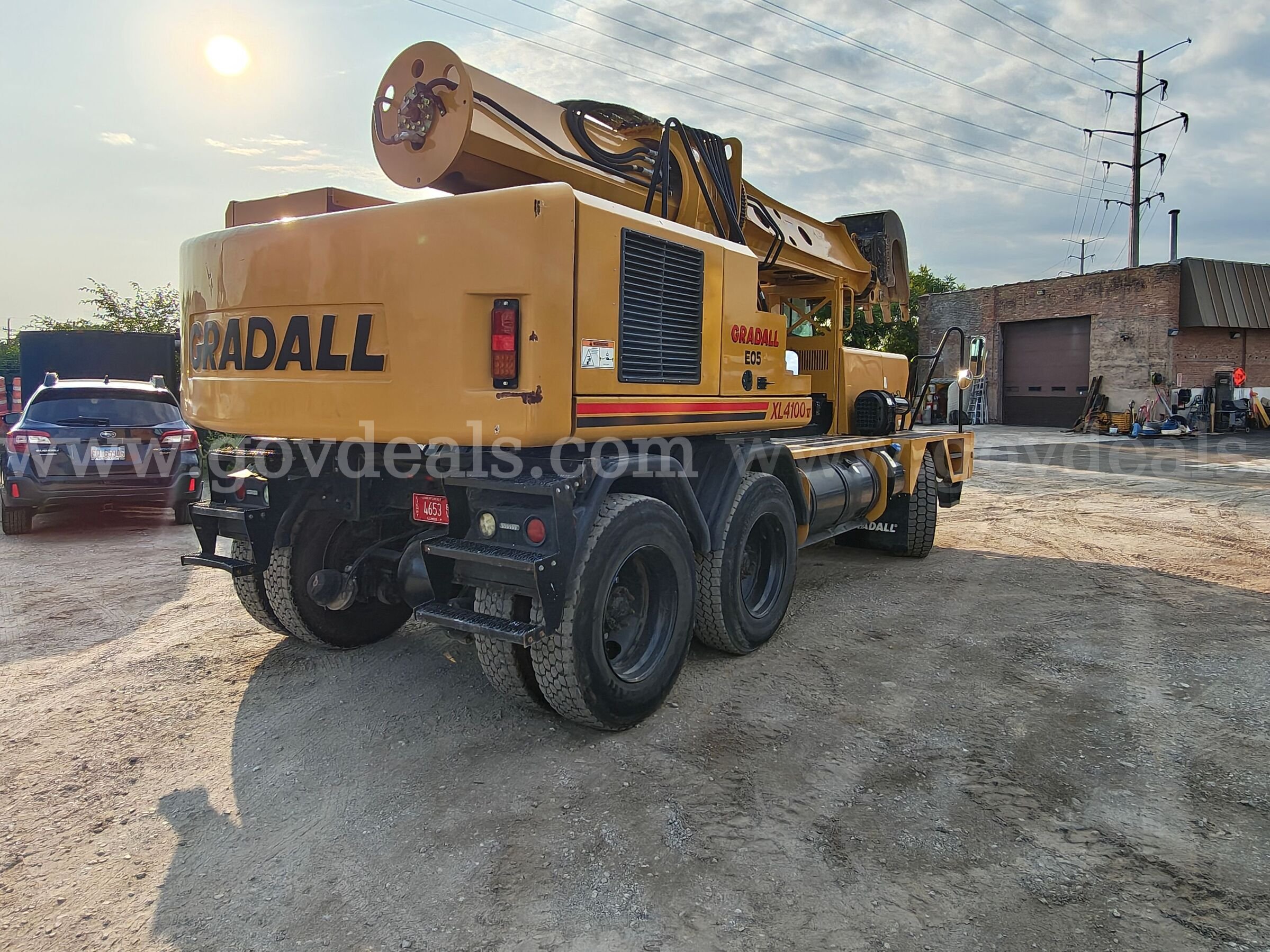 2021 Gradall XL4100 Series V Gradall XL4100 Government Surplus Auction - Photo #6