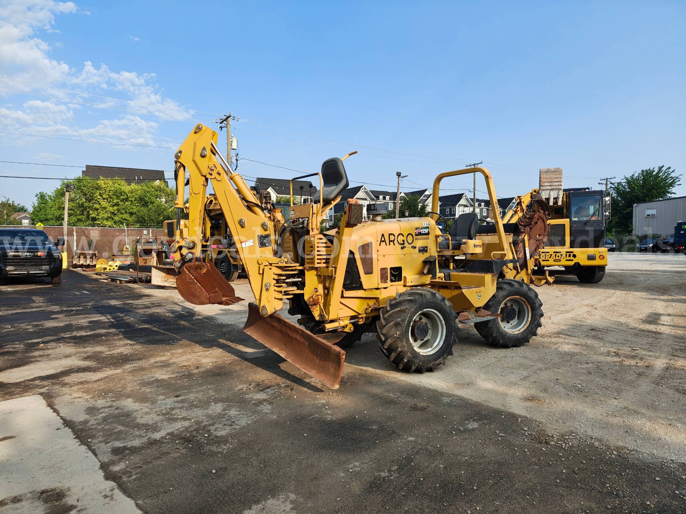 2015 Vermeer RTX1250 Trencher Vermeer RTX1250 Government Surplus Auction - Photo #4
