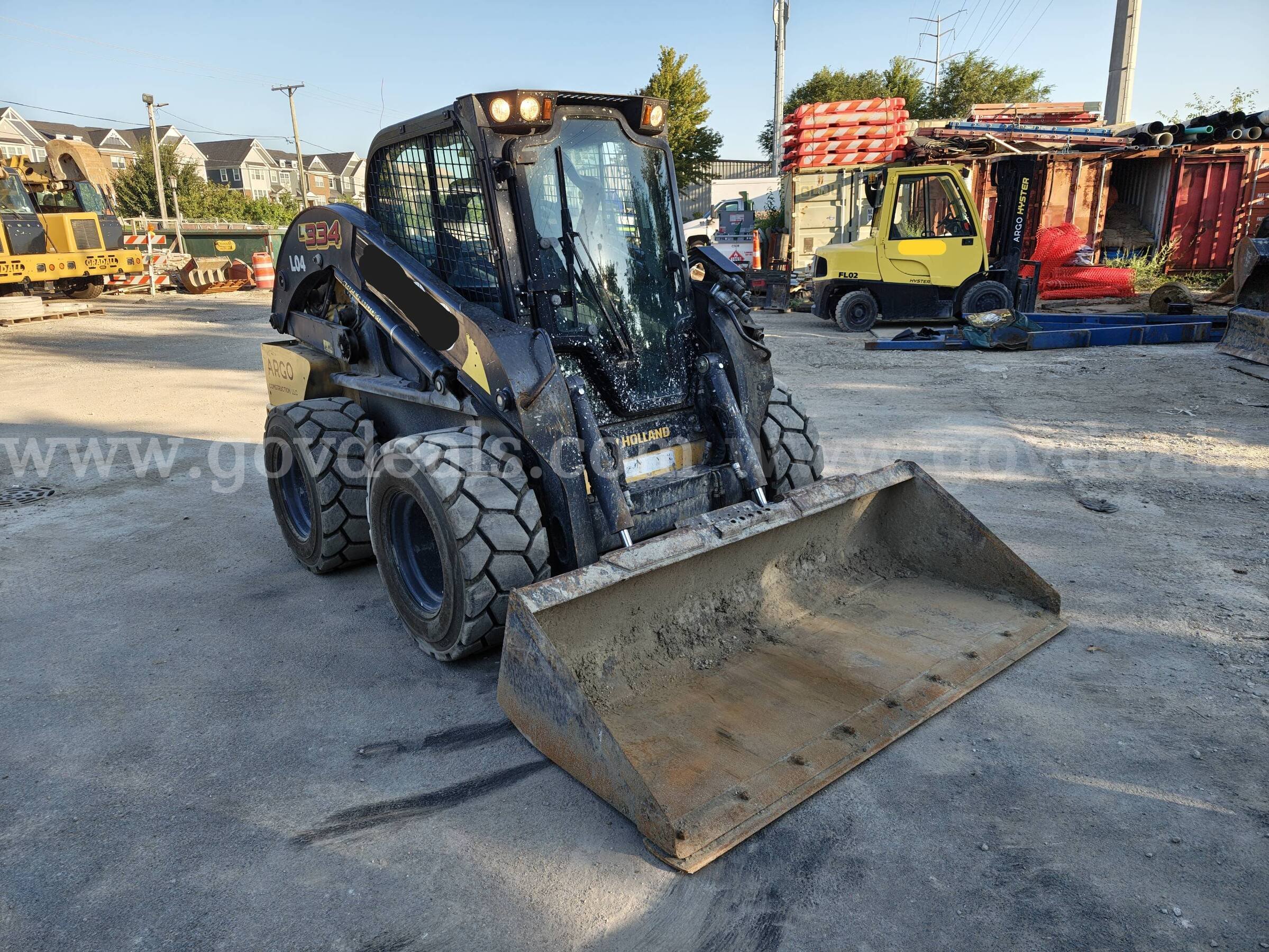 2021 New Holland L334 Skid Steer New Holland L334 Government Surplus Auction - Photo #2
