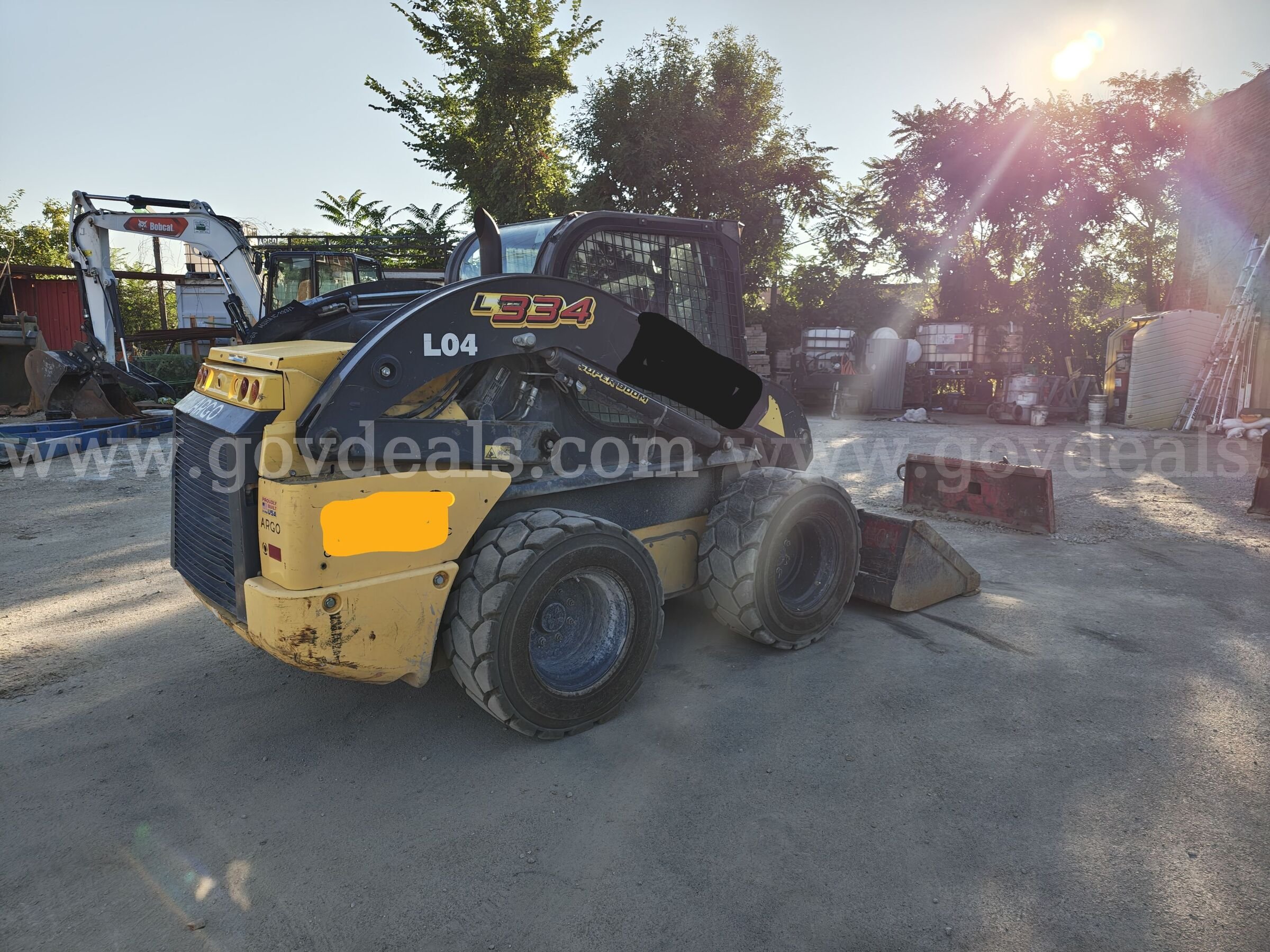 2021 New Holland L334 Skid Steer New Holland L334 Government Surplus Auction - Photo #4