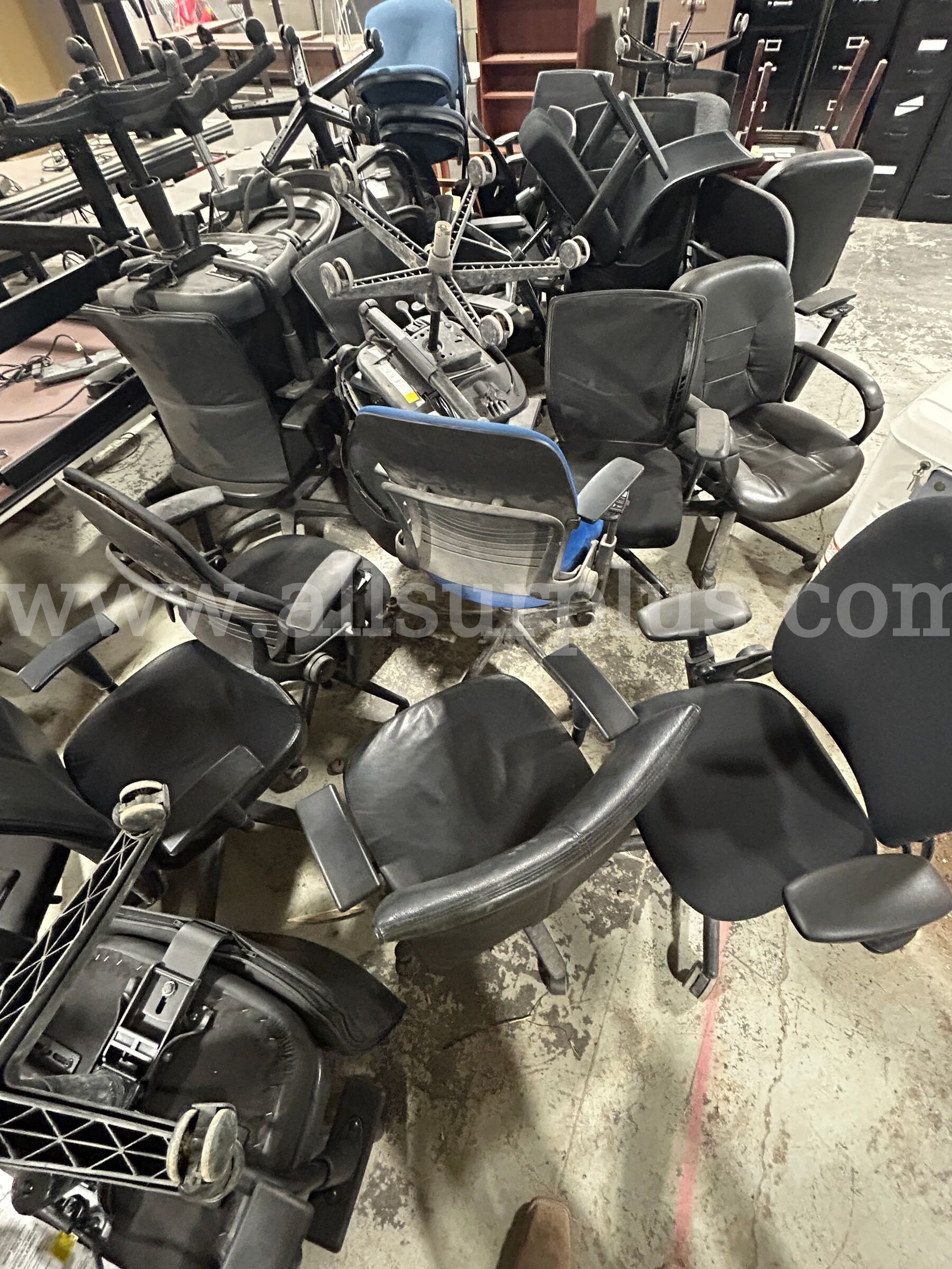 Office Chairs, Office Desks/Tables, Filing Cabinets, Whiteboards, HP Office Printer. Qty1 LOT, No Reserve HP  Government Surplus Auction - Photo #5