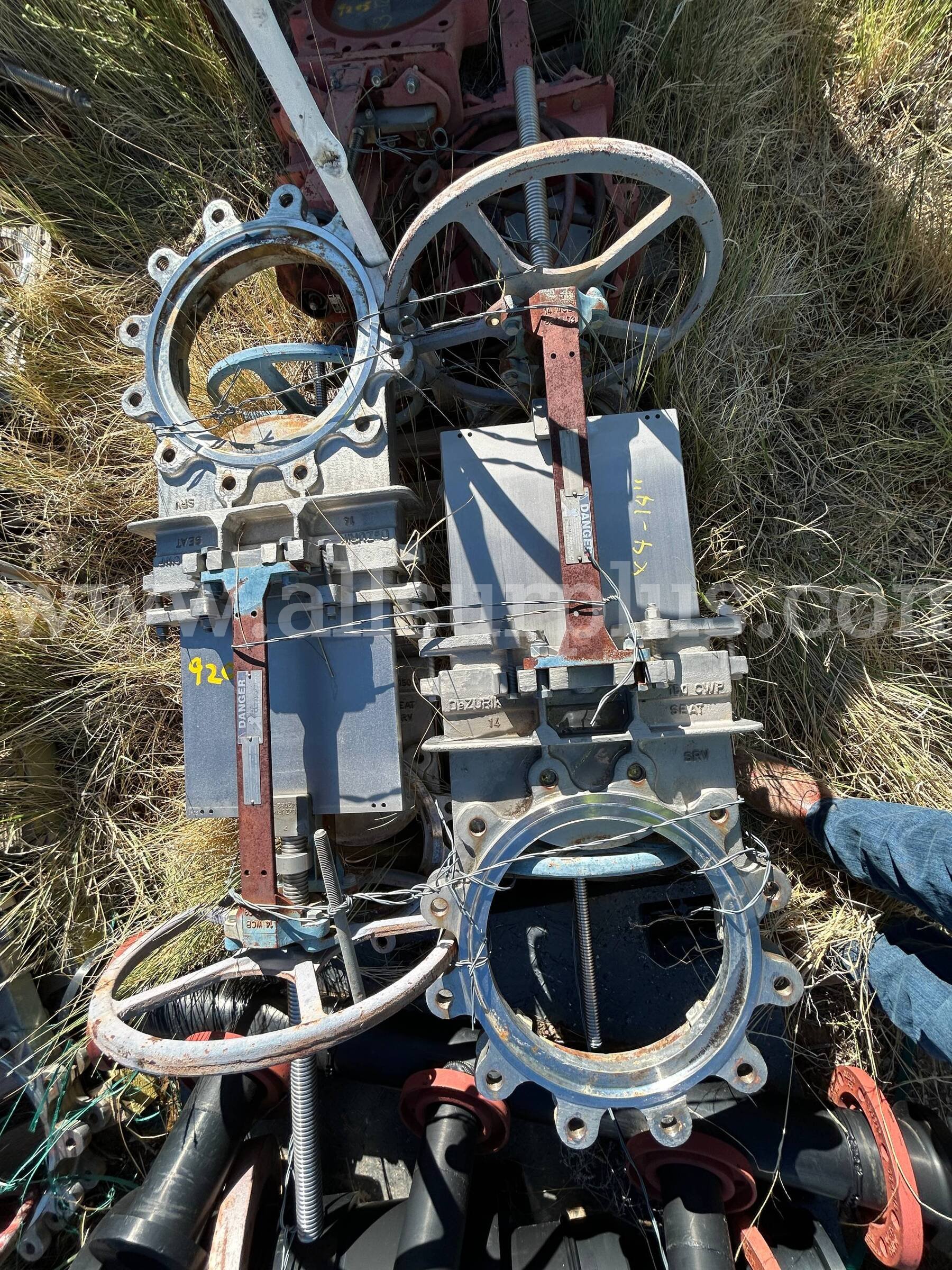Valves 2in-14in, HDPE Pipe and fittings 1in-20in, PVC Pipe 8in-16in, Approx Qty 177pcs.  177pcs Government Surplus Auction - Photo #3
