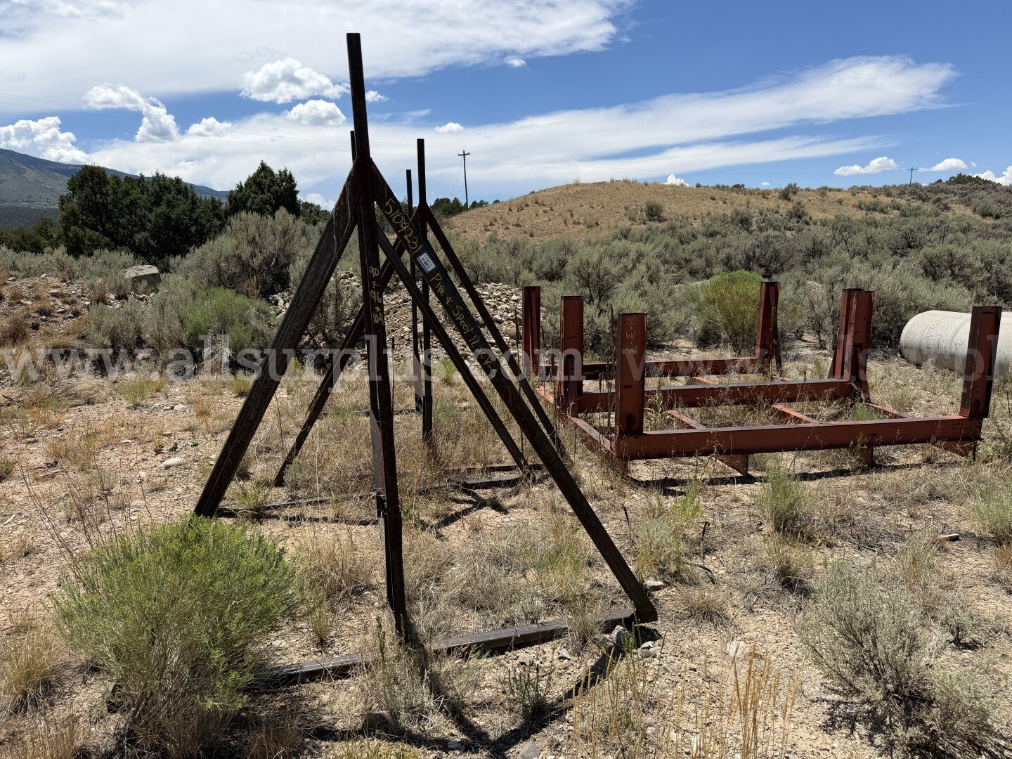Pipe Racks and Spool Stands, Qty 4 Pcs,  1 LOT   Government Surplus Auction - Photo #2
