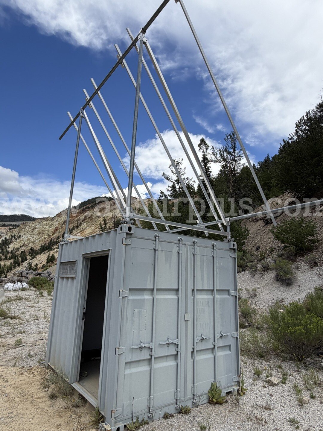 Shipping Container with Solar Power Generation Equipment, 10ft x 8.5ftx 8ft, Qty 1 Unit   Government Surplus Auction - Photo #6