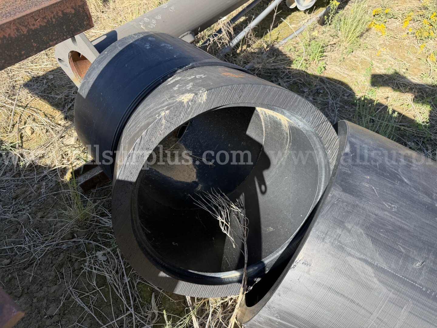 HDPE Pipe Pull Heads, Fittings, Qty 6 Pcs and 1 Crate, HDPE and PVC, 1in-14in Dia, Various Lengths 1 lot   Government Surplus Auction - Photo #5