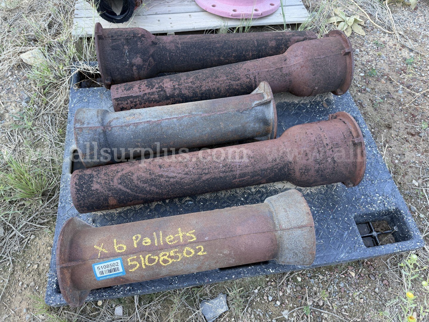 Water Utility Material and Valves, Qty 6 Pallets, Concrete Barriers qty 16, Pre Cast Concrete Drainage Material Qty 9,   Government Surplus Auction - Photo #3