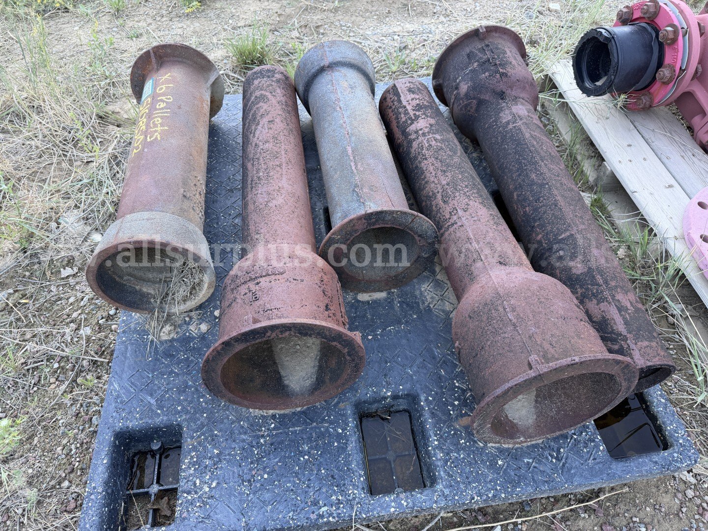 Water Utility Material and Valves, Qty 6 Pallets, Concrete Barriers qty 16, Pre Cast Concrete Drainage Material Qty 9,   Government Surplus Auction - Photo #5