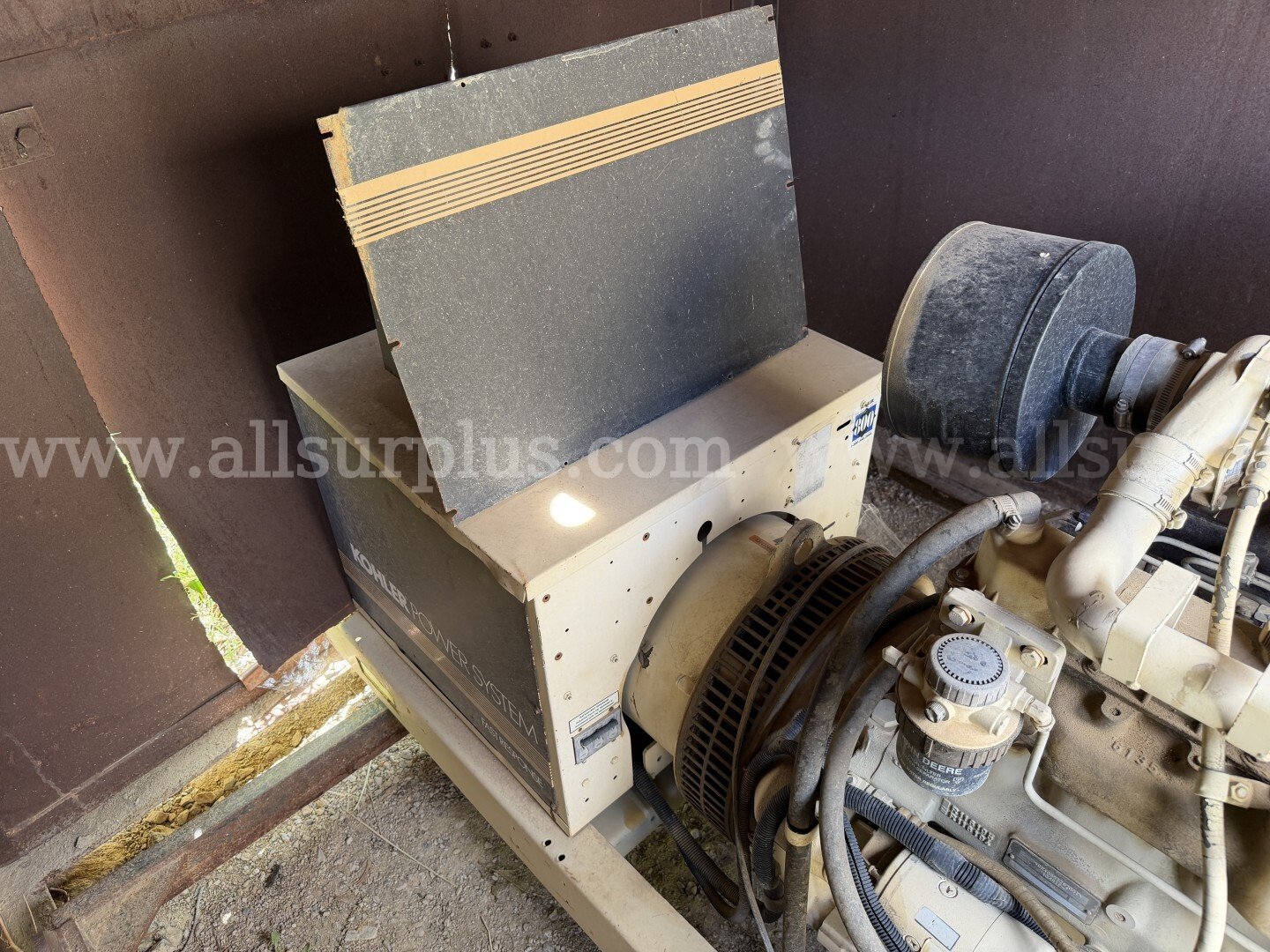 Generator, Diesel, Kohler 60R0ZJ71, 60kW/75kVA, John Deere 4039TF, Skidded, Qty 1 Kohler 4039TF Government Surplus Auction - Photo #5