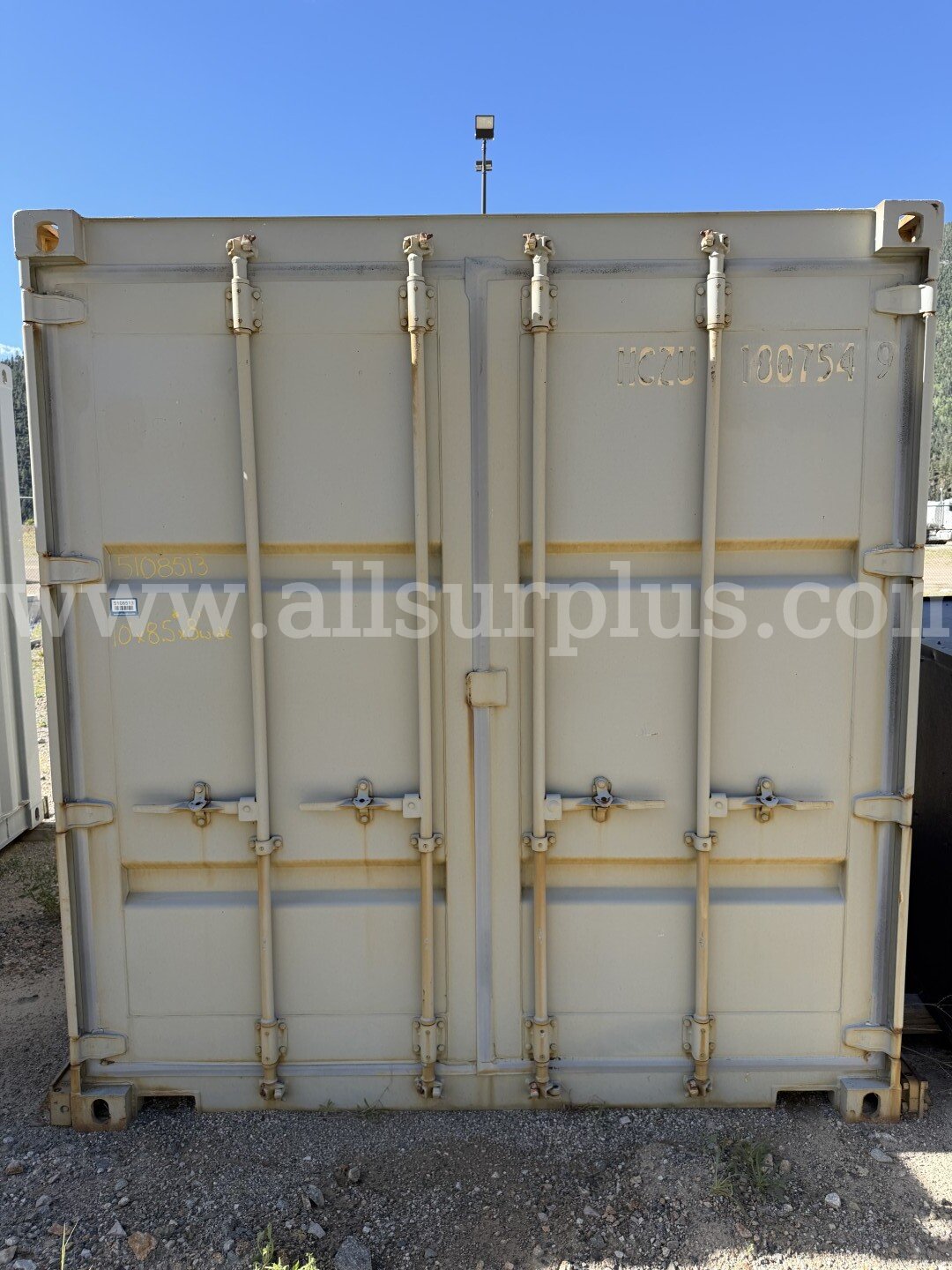 Connex Shipping Container with Solar Power Generation Equipment, 10ft, Qty 1 Unit   Government Surplus Auction - Photo #2