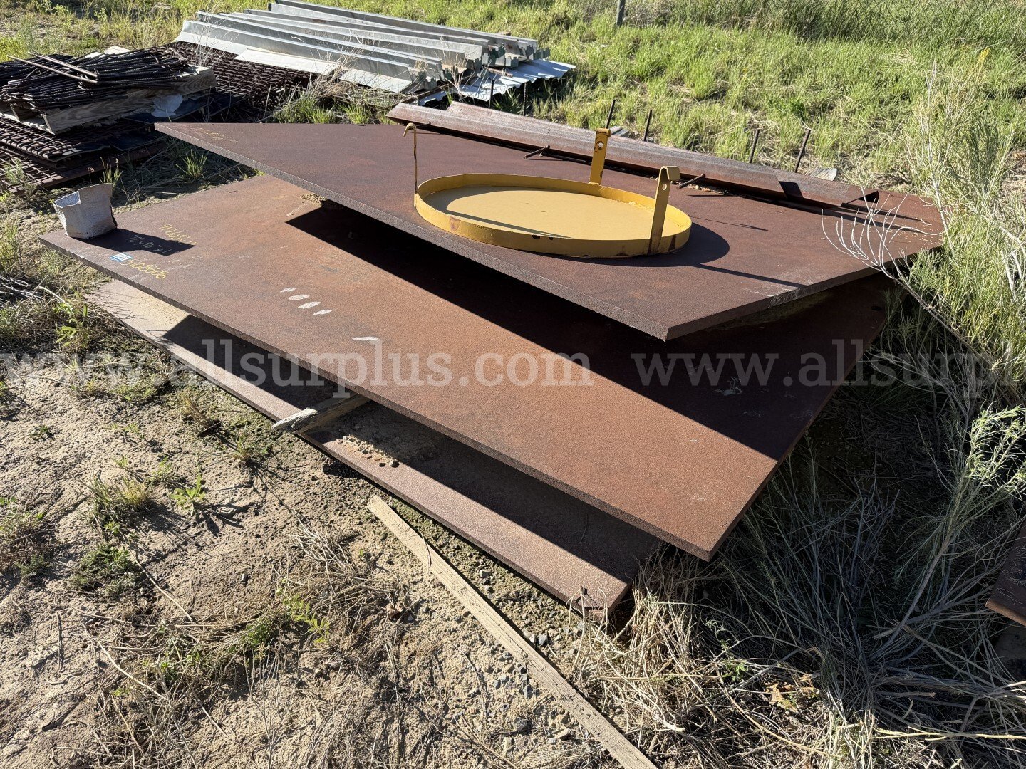 Structural Steel, Galvanized Steel Material, Galvanized Grating, Portable Stairs, Geotextile Fabric Liner 1LOT   Government Surplus Auction - Photo #5