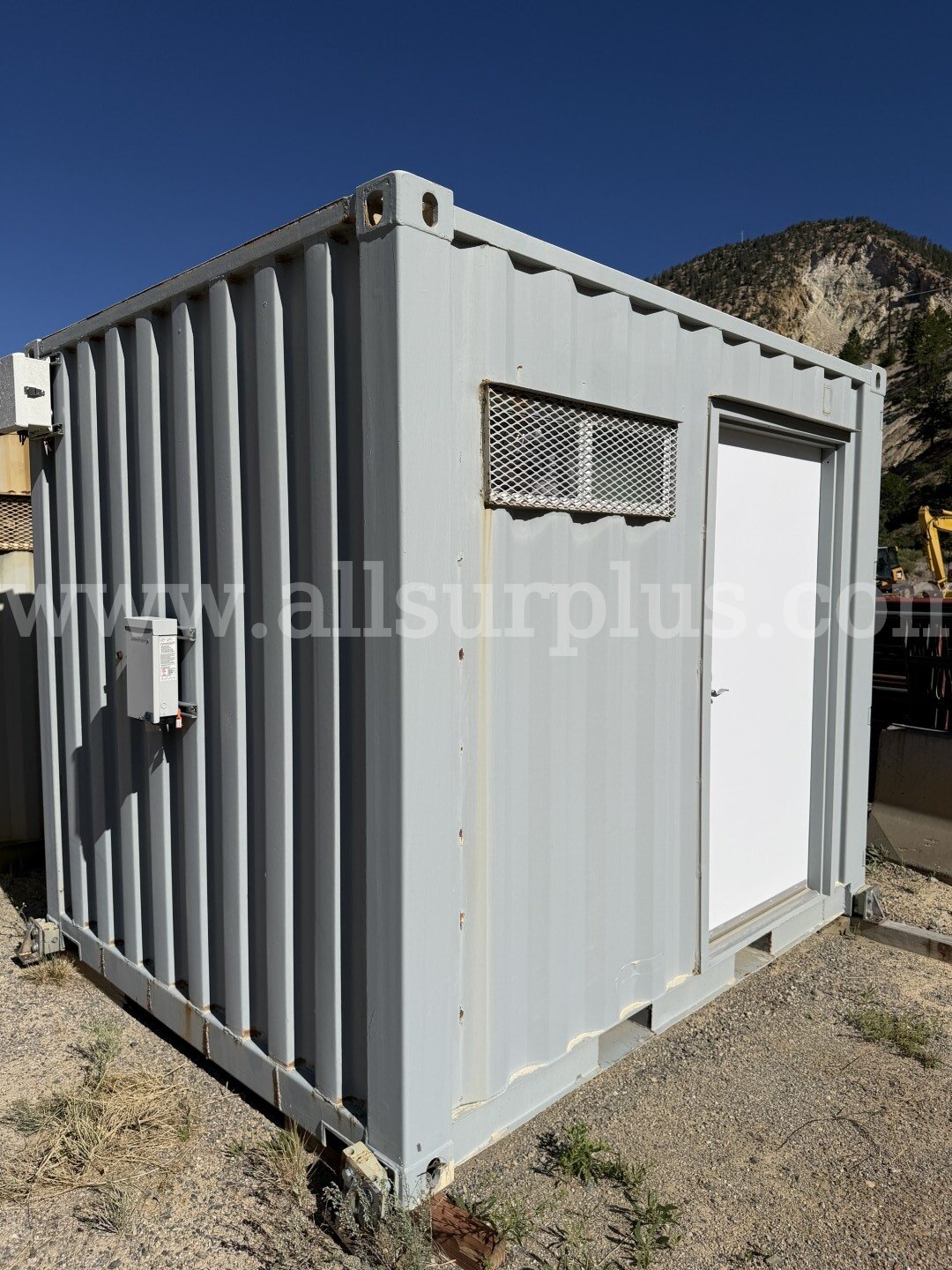 Connex Shipping Container with Solar Power Generation Equipment, 10ft, Qty 1 Units   Government Surplus Auction - Primary Photo