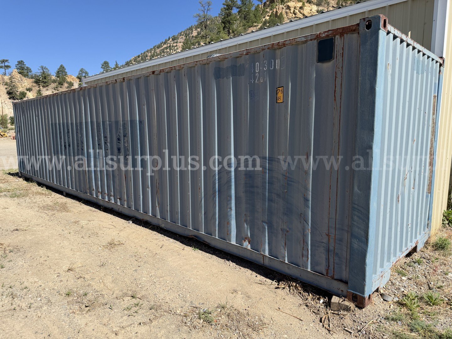 Shipping Container 40ft x 8.5ft x 8ft, With Contents, Qty 1.   Government Surplus Auction - Photo #2
