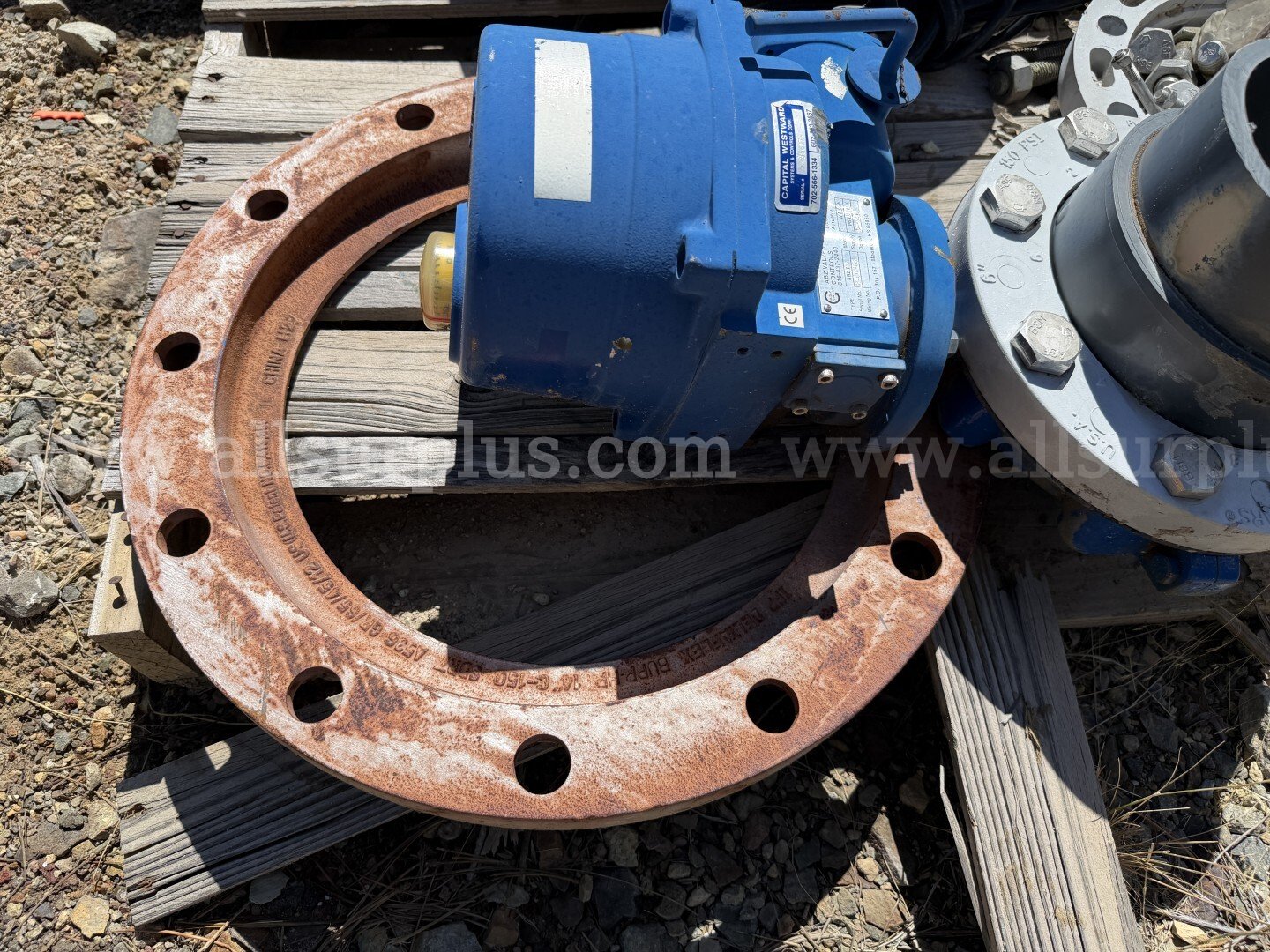 Valves, HDPE, Flow Tube, Fittings, Safety Storage Cabinet, Parking Stops, Magnetic Flow Meter, Qty ~50 pcs   Government Surplus Auction - Photo #5