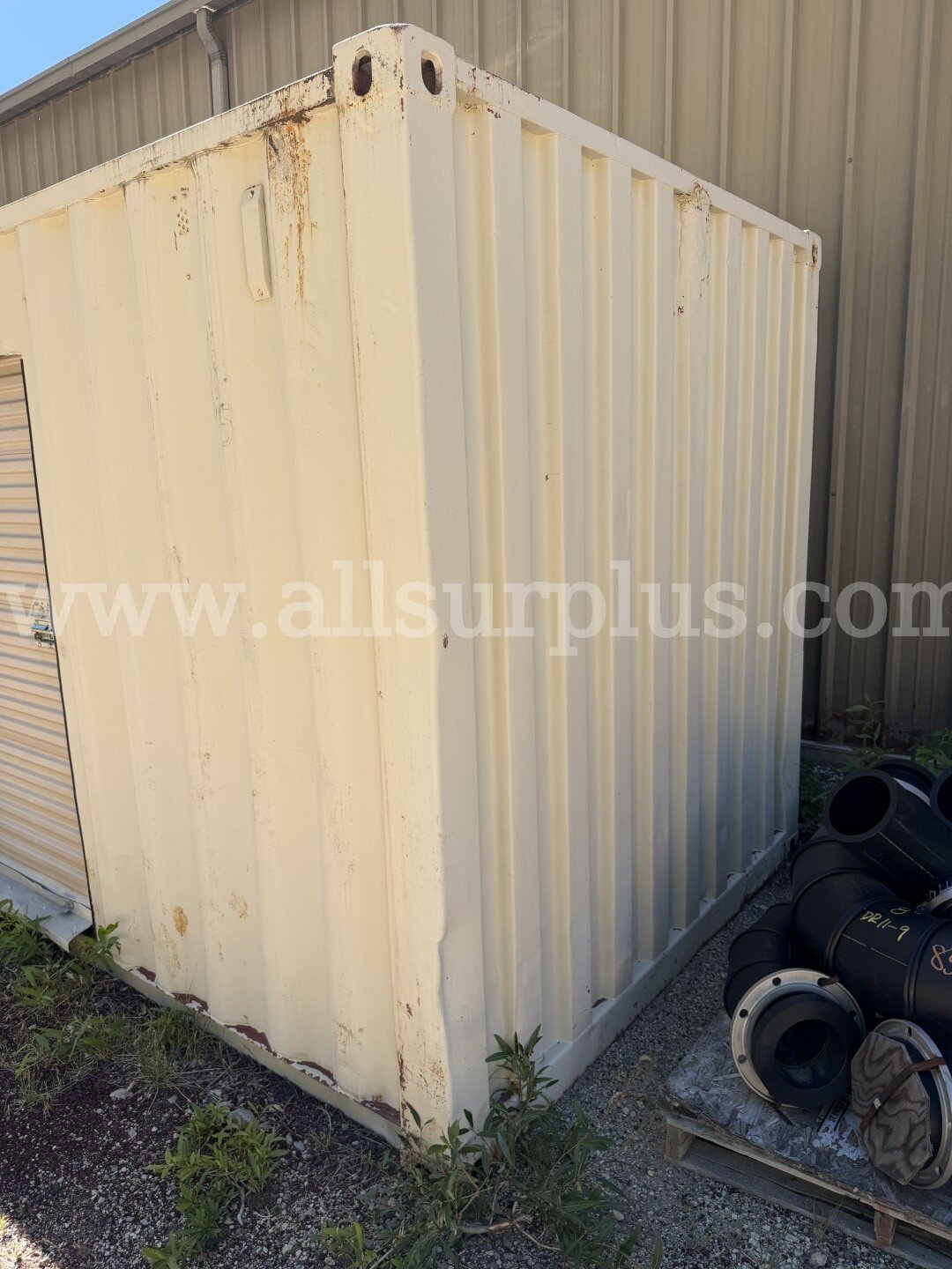 Shipping Container 20ft x 8.5ft x 8ft, Side Roll Up Door, With Contents, Qty 1   Government Surplus Auction - Photo #3