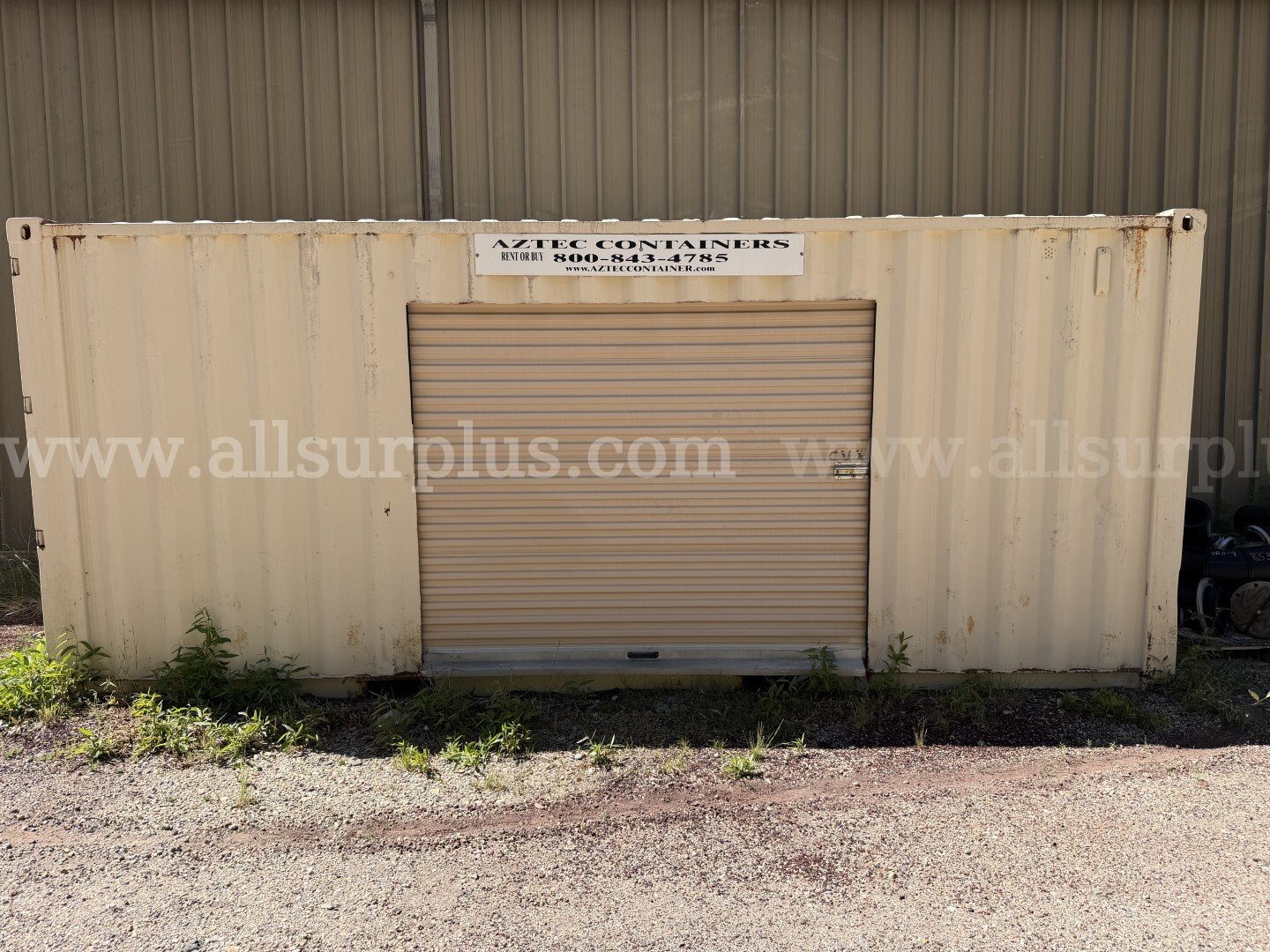 Shipping Container 20ft x 8.5ft x 8ft, Side Roll Up Door, With Contents, Qty 1   Government Surplus Auction - Photo #4