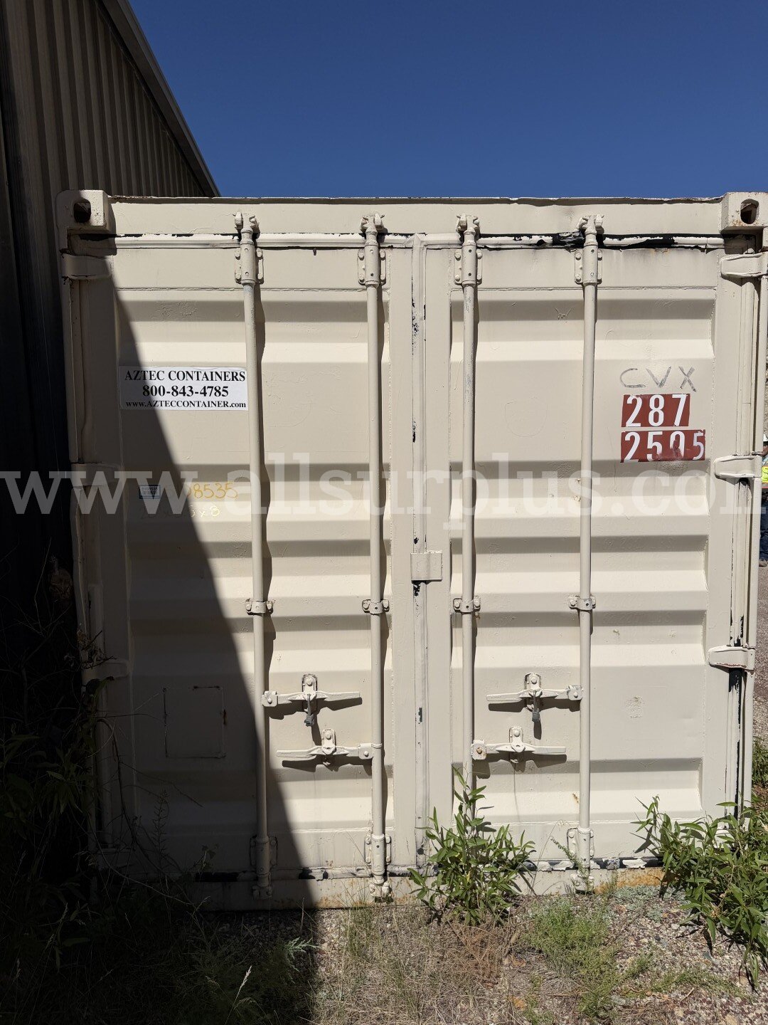 Shipping Container 20ft x 8.5ft x 8ft, Side Roll Up Door, With Contents, Qty 1   Government Surplus Auction - Photo #6
