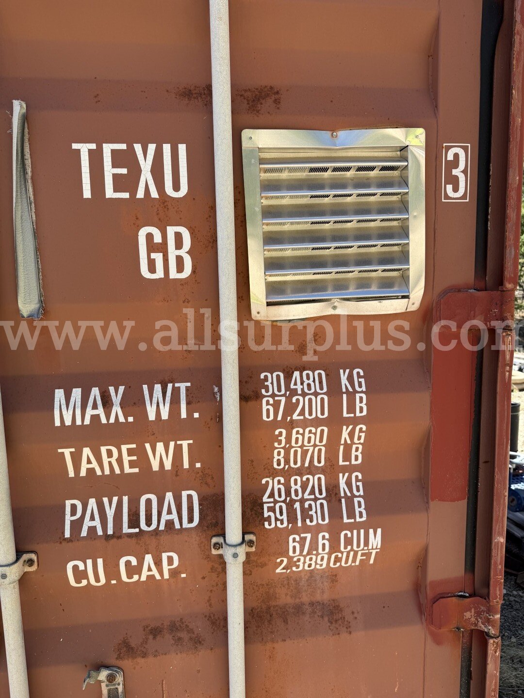 Shipping Container 40ft x 8.5ft x 8ft, With Contents, Qty 1.   Government Surplus Auction - Photo #5
