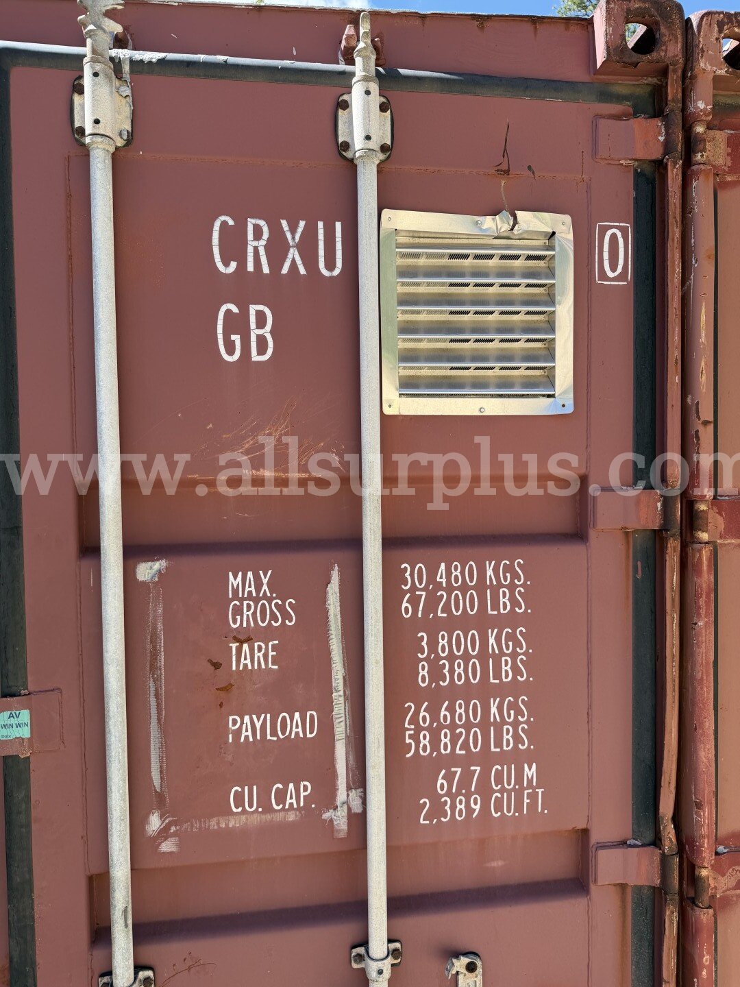 Shipping Container 40ft x 8.5ft x 8ft, With Contents, Qty 1.   Government Surplus Auction - Photo #2