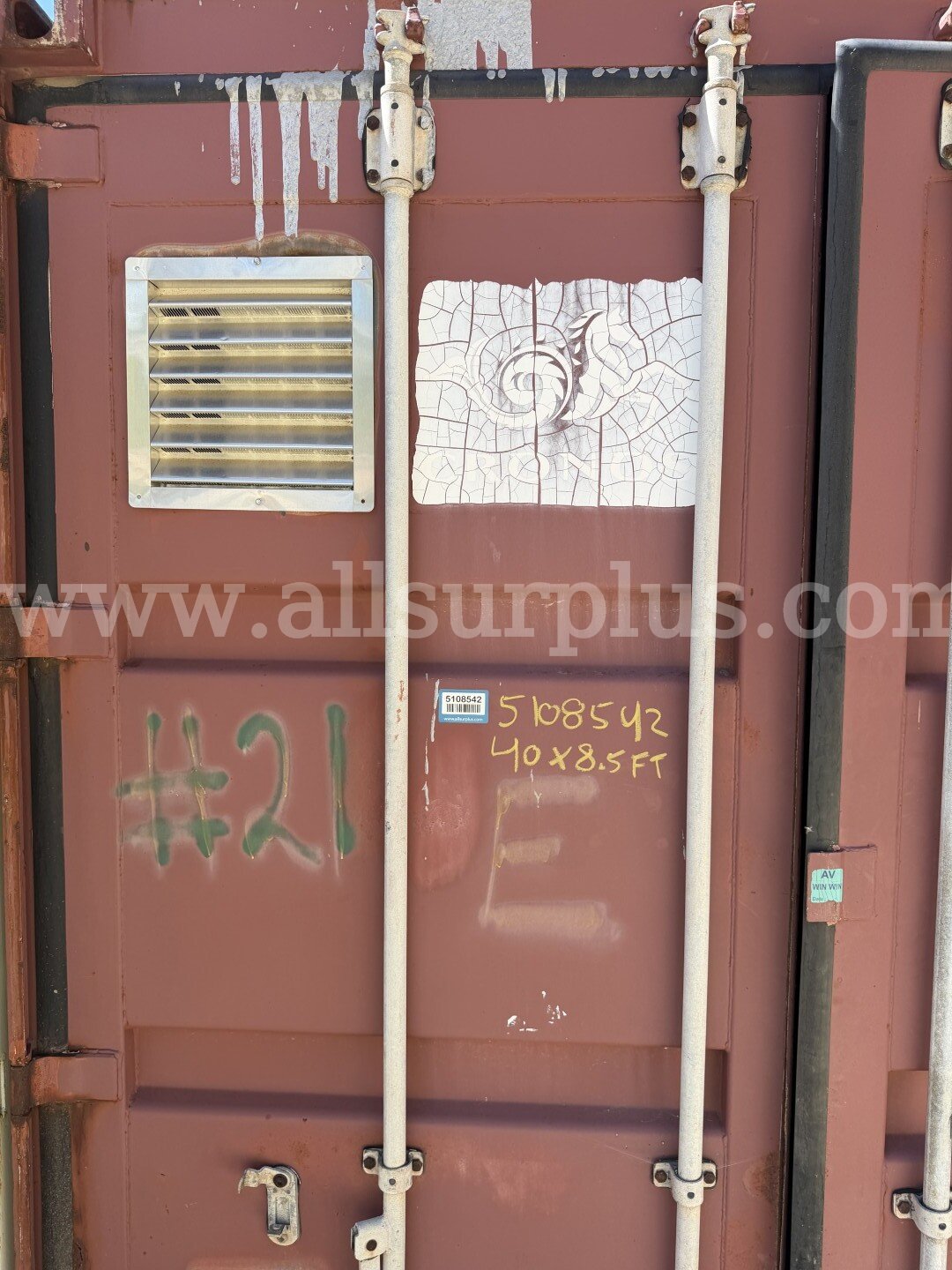 Shipping Container 40ft x 8.5ft x 8ft, With Contents, Qty 1.   Government Surplus Auction - Photo #3