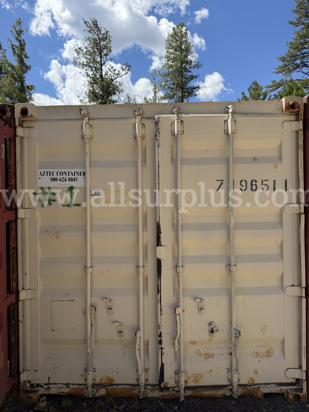 Shipping Container 40ft x 8.5ft x 8ft, With Contents, Qty 1.   Government Surplus Auction - Primary Photo