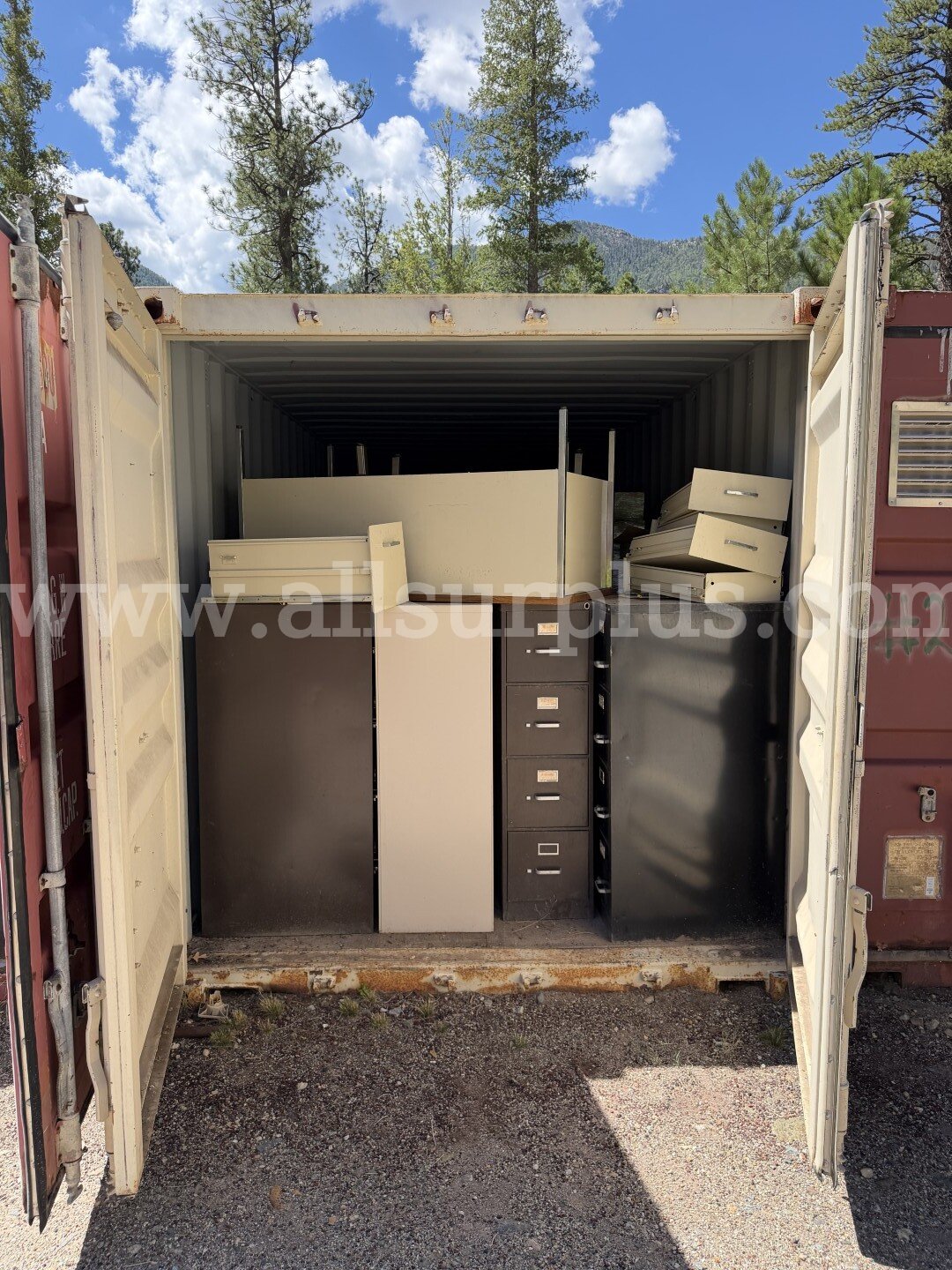 Shipping Container 40ft x 8.5ft x 8ft, With Contents, Qty 1.   Government Surplus Auction - Photo #5