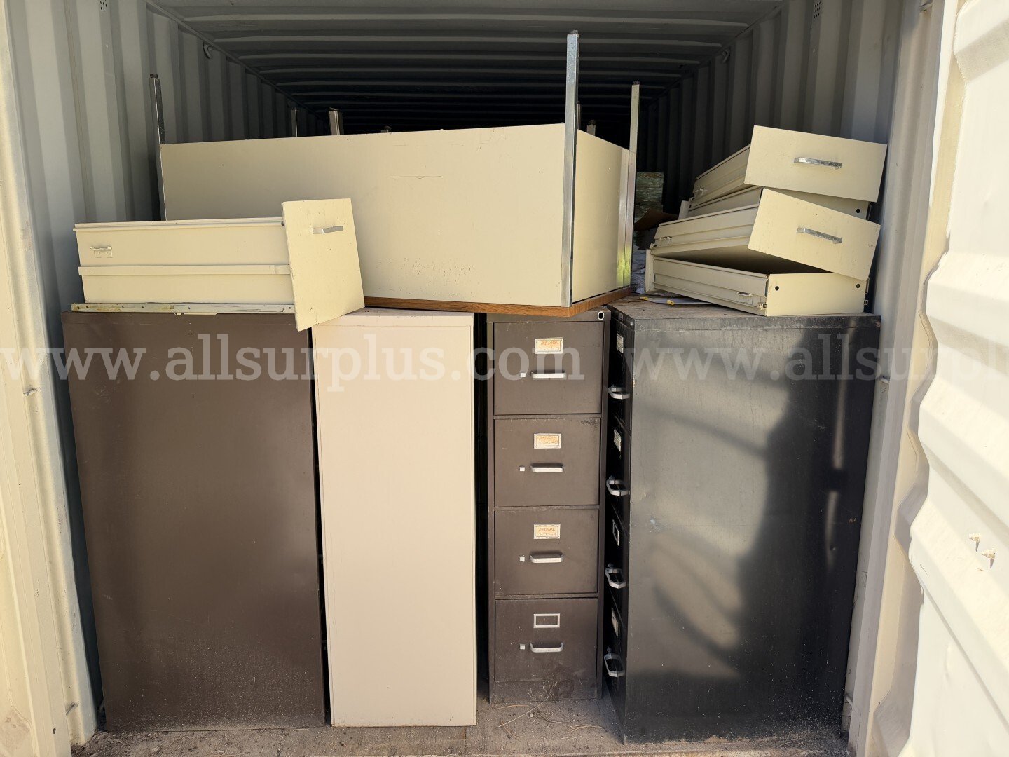 Shipping Container 40ft x 8.5ft x 8ft, With Contents, Qty 1.   Government Surplus Auction - Photo #6