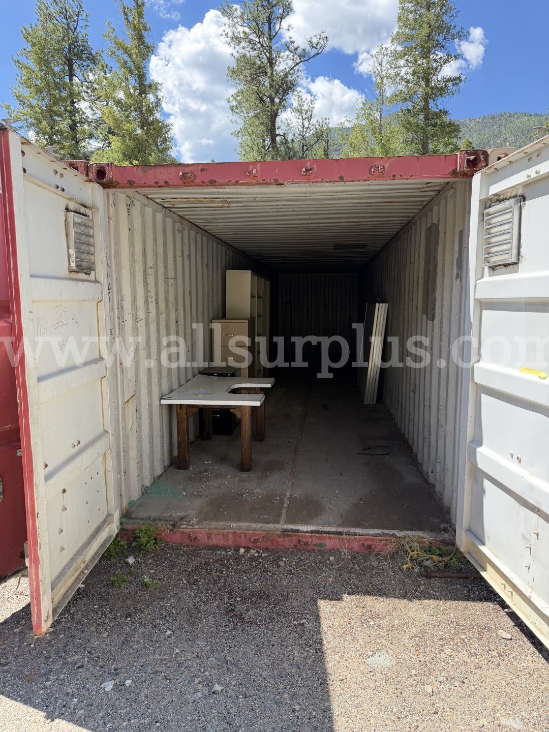 Shipping Container 40ft x 8.5ft x 8ft, With Contents, Qty 1.   Government Surplus Auction - Photo #4