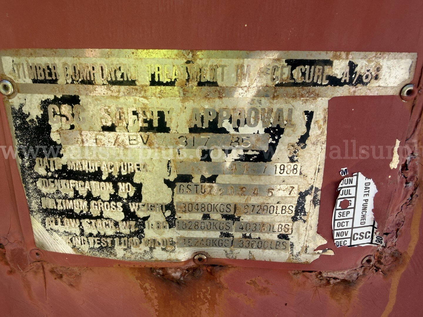 Shipping Container 40ft x 8.5ft x 8ft, With Contents, Qty 1.   Government Surplus Auction - Photo #6